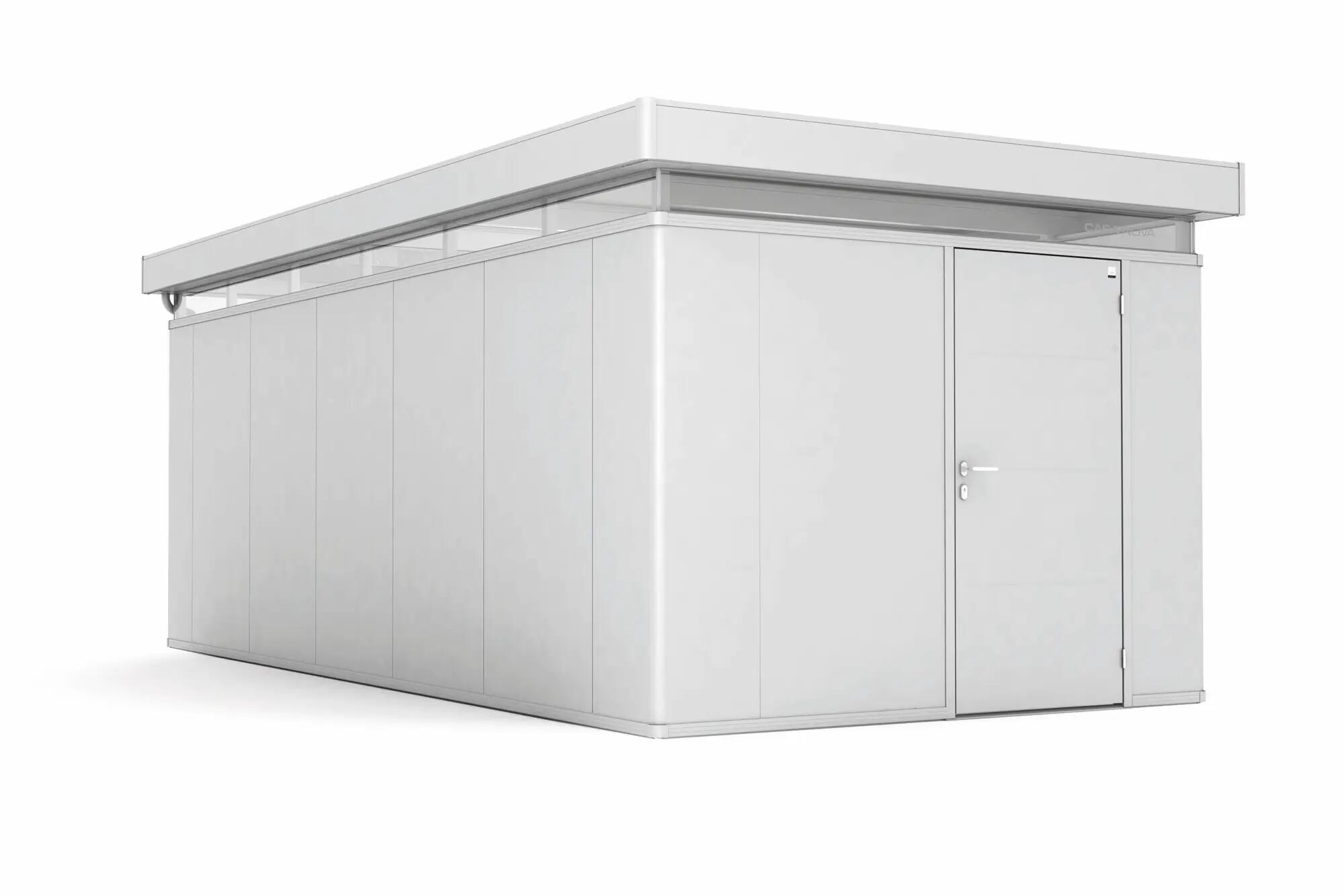 Caseta de metal plata derecha casanova de 330x250x630 cm y 20.79 m2