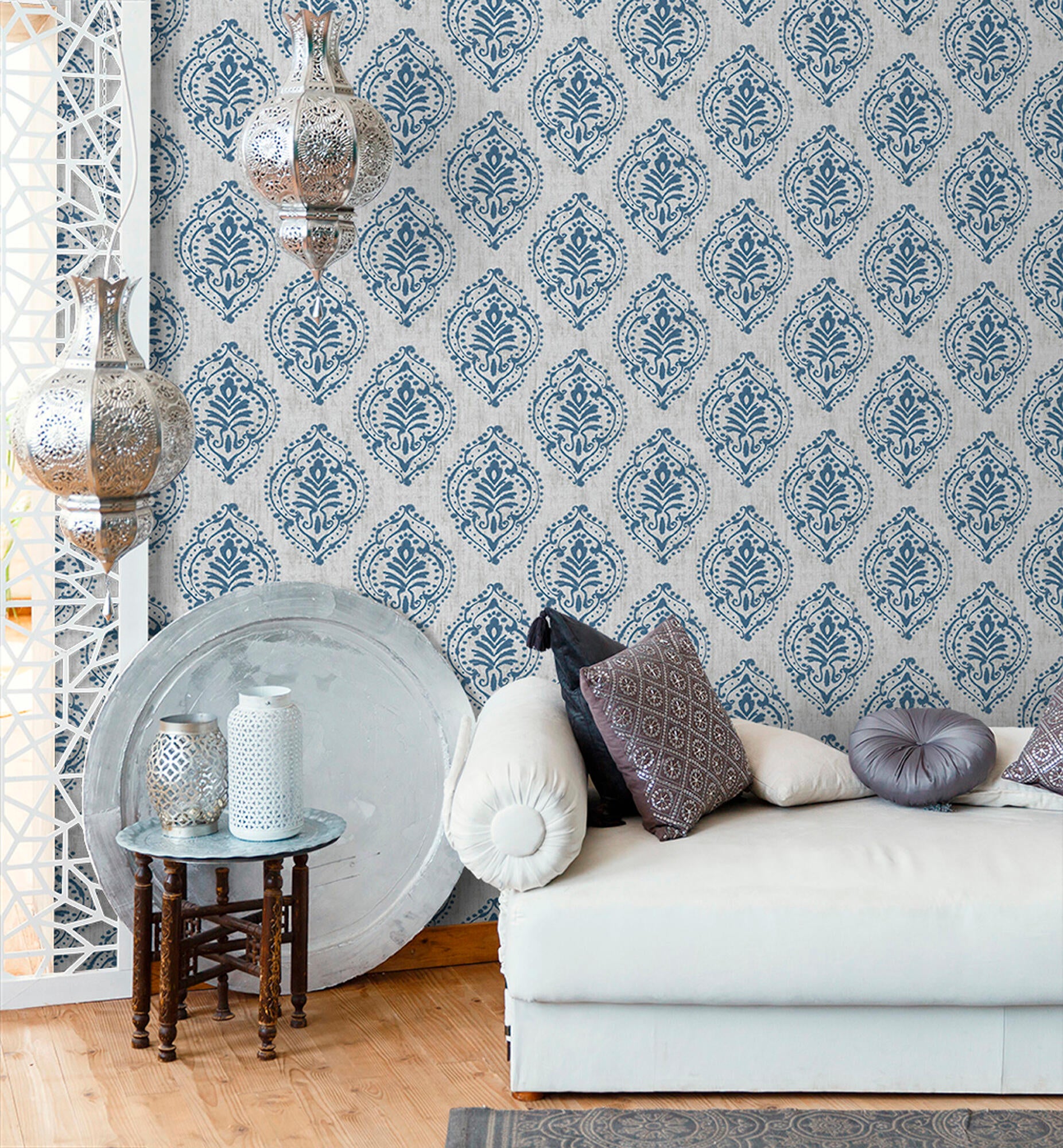 Papel pintado tnt eco 1804-1 thalassa azul