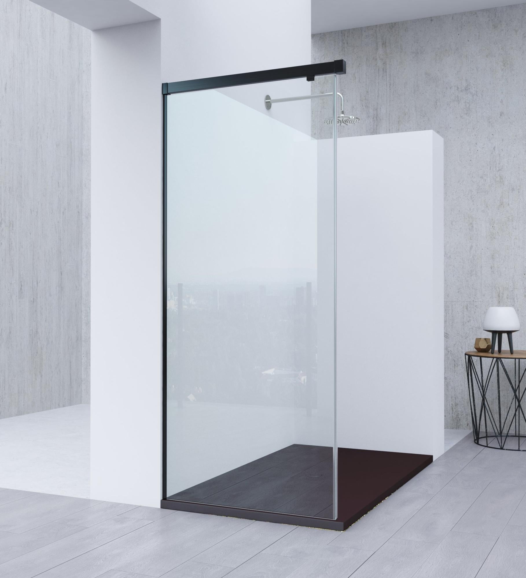 Mampara fijo lateral tala transparente 6mm (78-80)x200cm de la marca GLASSINOX