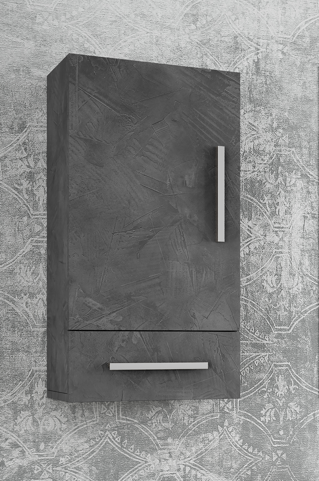 Armario de baño madrid grafito texturizado oscuro 35x75x30 cm