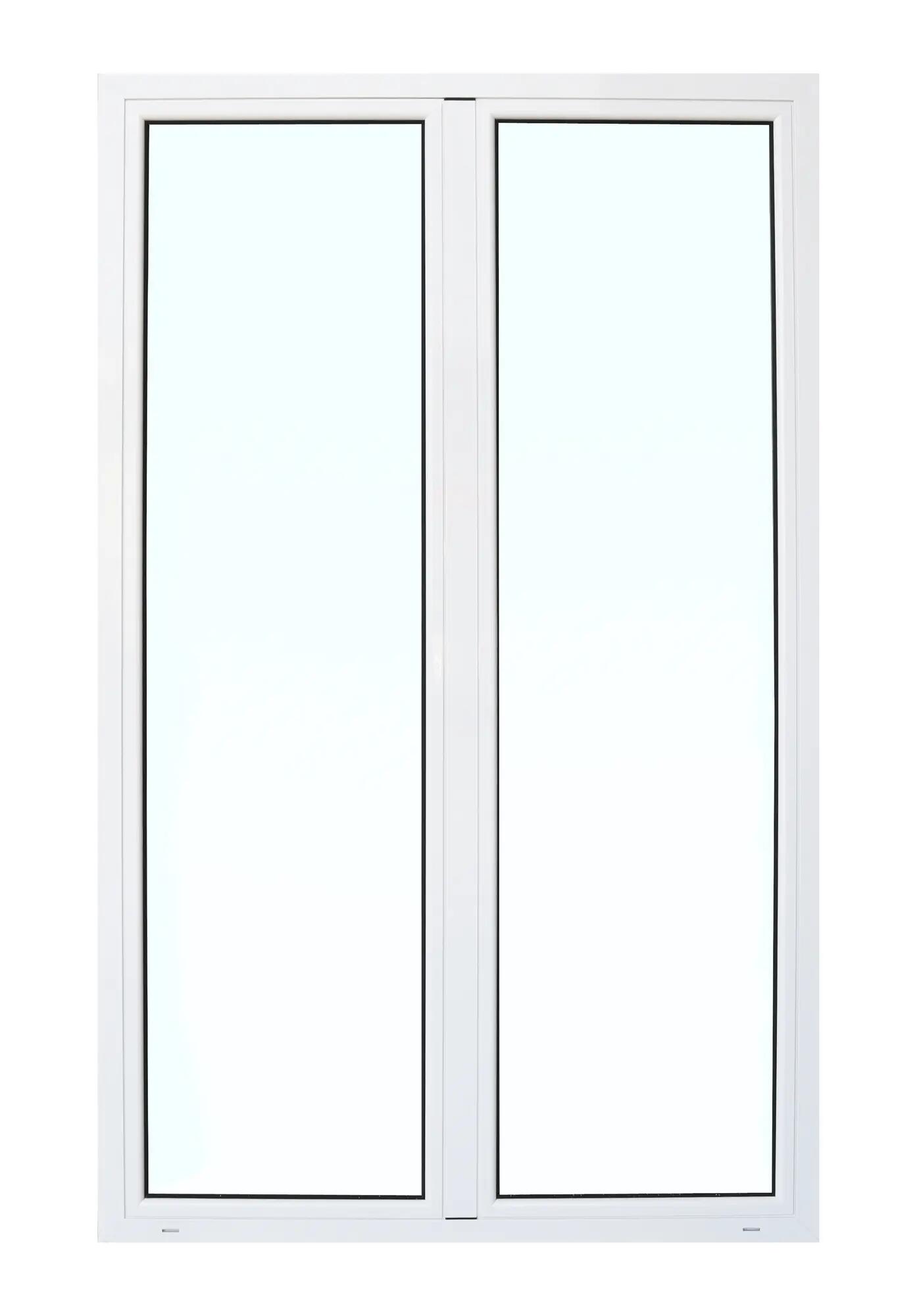 Balconera aluminio artens blanca practicable 130x210cm