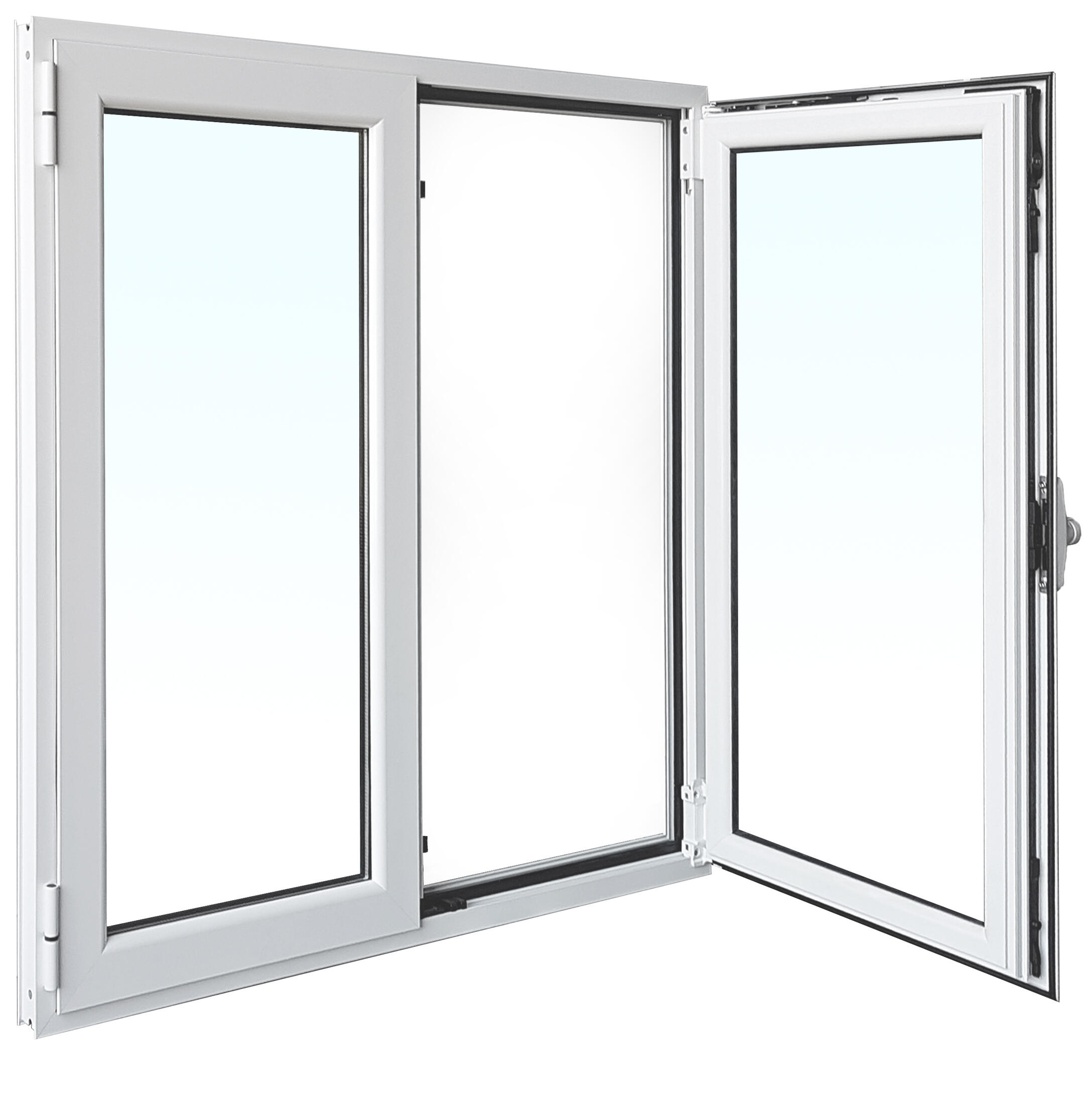 Ventana aluminio artens blanca oscilobatiente de 120x100cm de la marca ARTENS