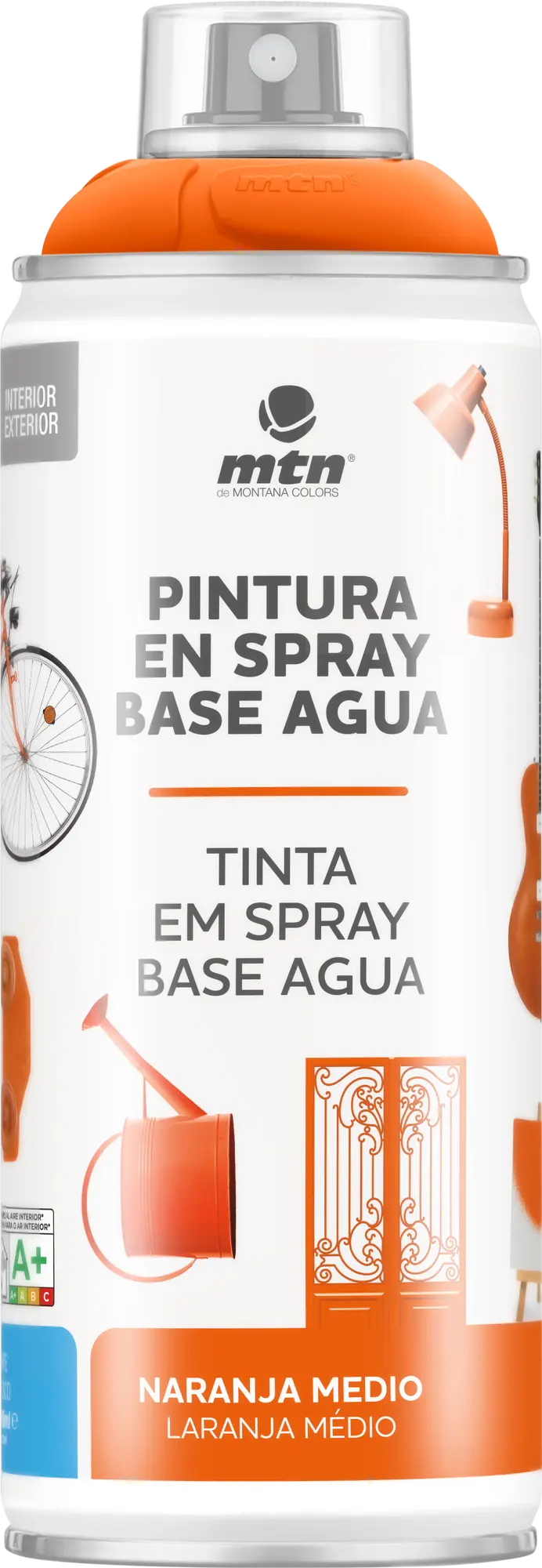 Spray decorativo 400ml wb montana naranja medio