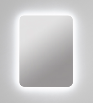 Espejo de baño con luz LED(Brillo LED Envolvente) / antivaho calefacta –  Aica Sanitarios España