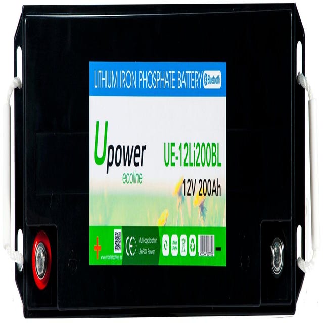Batería Litio Monobloque LFP 12V 200Ah BLUNERY(@4000 ciclos) - YPF Solar