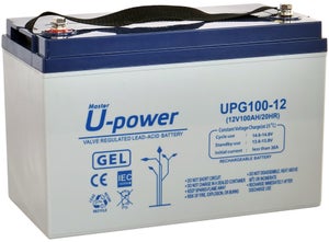 Batería Solar 12v 100ah Agm Recargable Tecnigreen