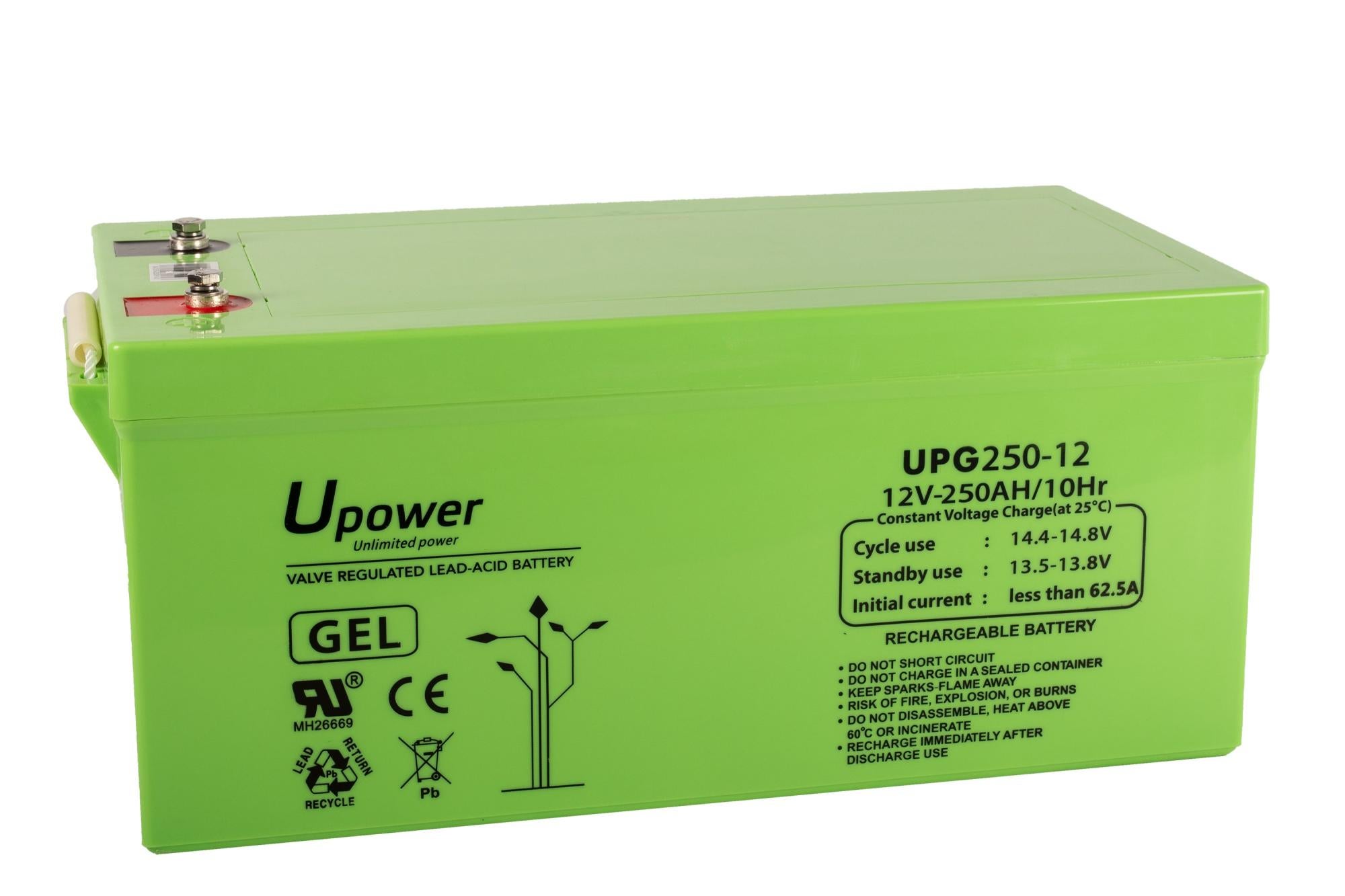 solar de gel U-POWER 12V 250Ah | Leroy Merlin