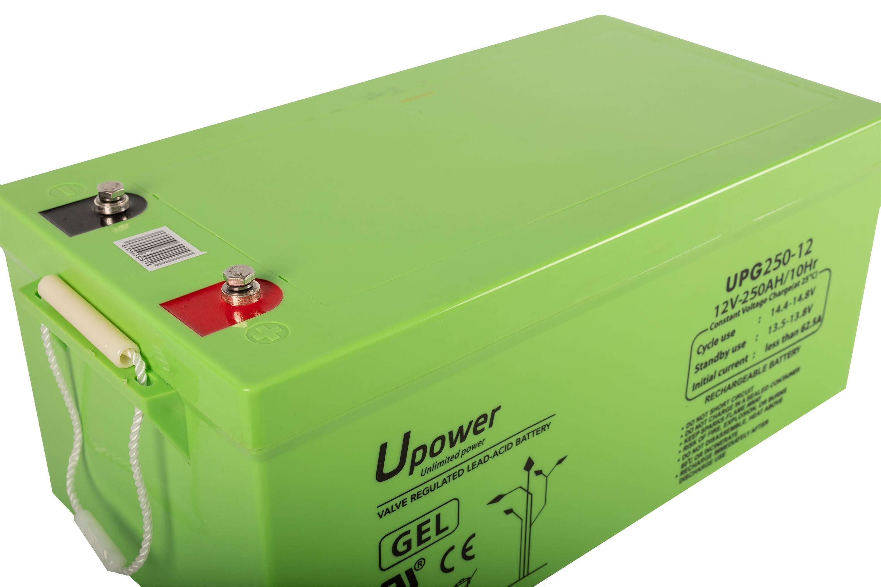 Batería solar de gel u-power 12v 250ah