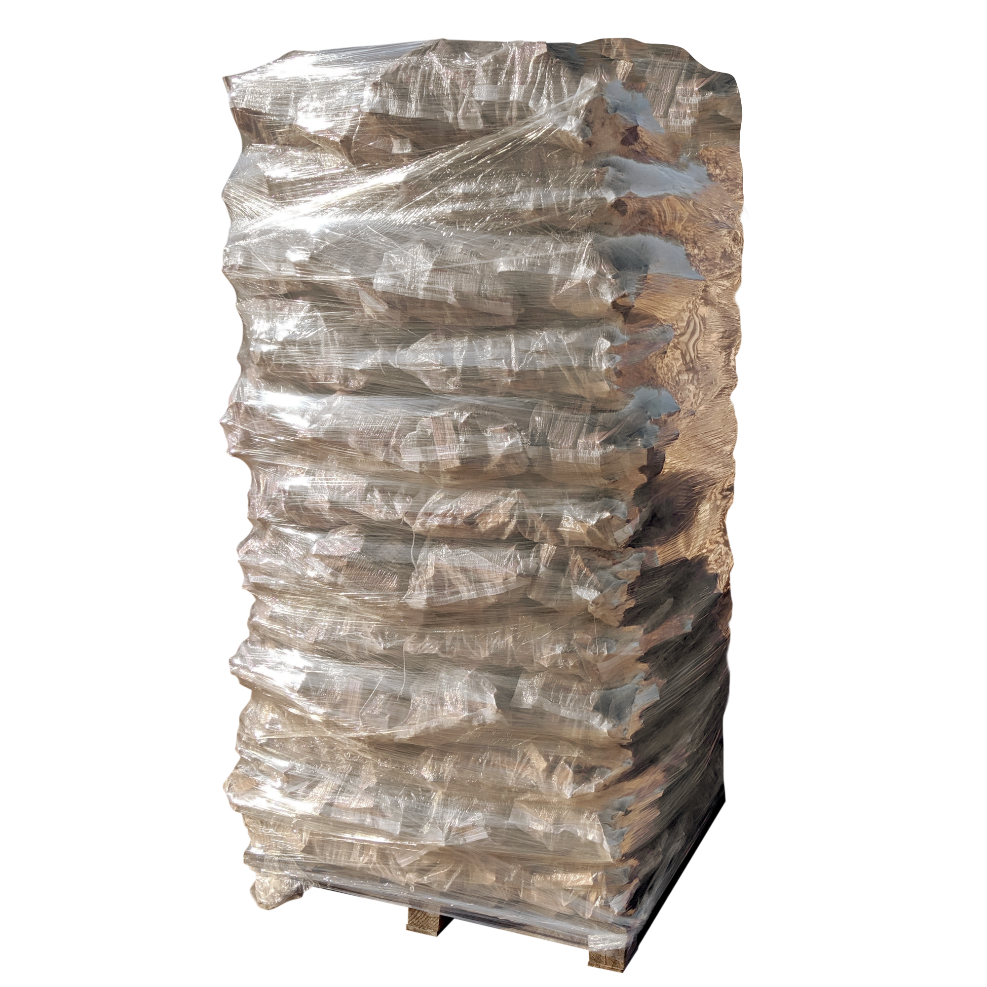 Palet de sacos de piña de encendido leñas oliver de 520 kg