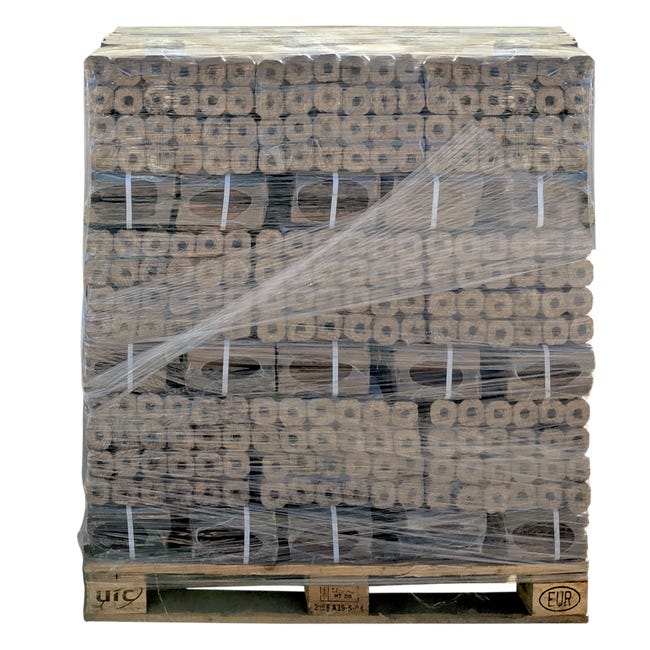Pack de briquetas de madera CARYSE de 10 kg