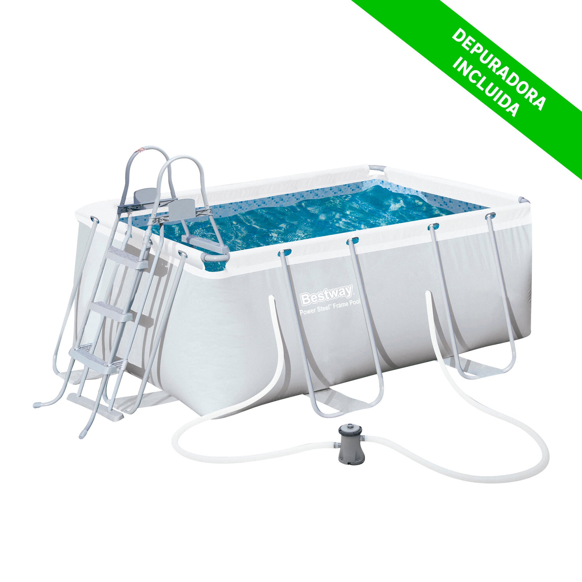 Piscina tubular de pvc rectangular bestway 2.87x2.01x1 m de la marca Bestway