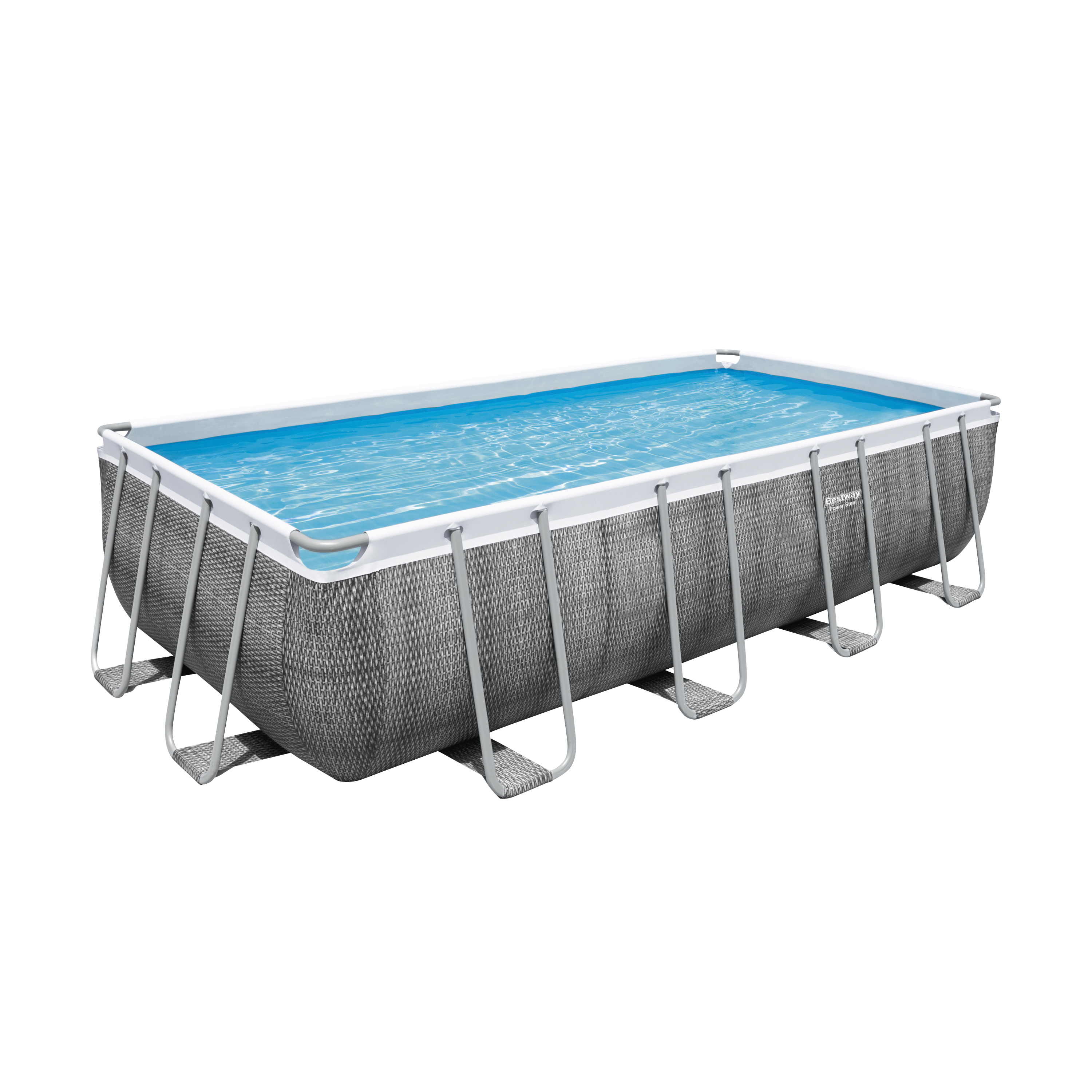 Piscina tubular de acero rectangular bestway xx1.22 m de la marca Bestway