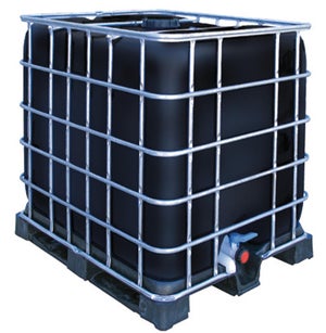 casa.pro] Tanque para el agua de lluvia - 500D PVC Negro - PVC resistente a  la oxidación y a los rayos ultravioletas - Capacidad 500 L