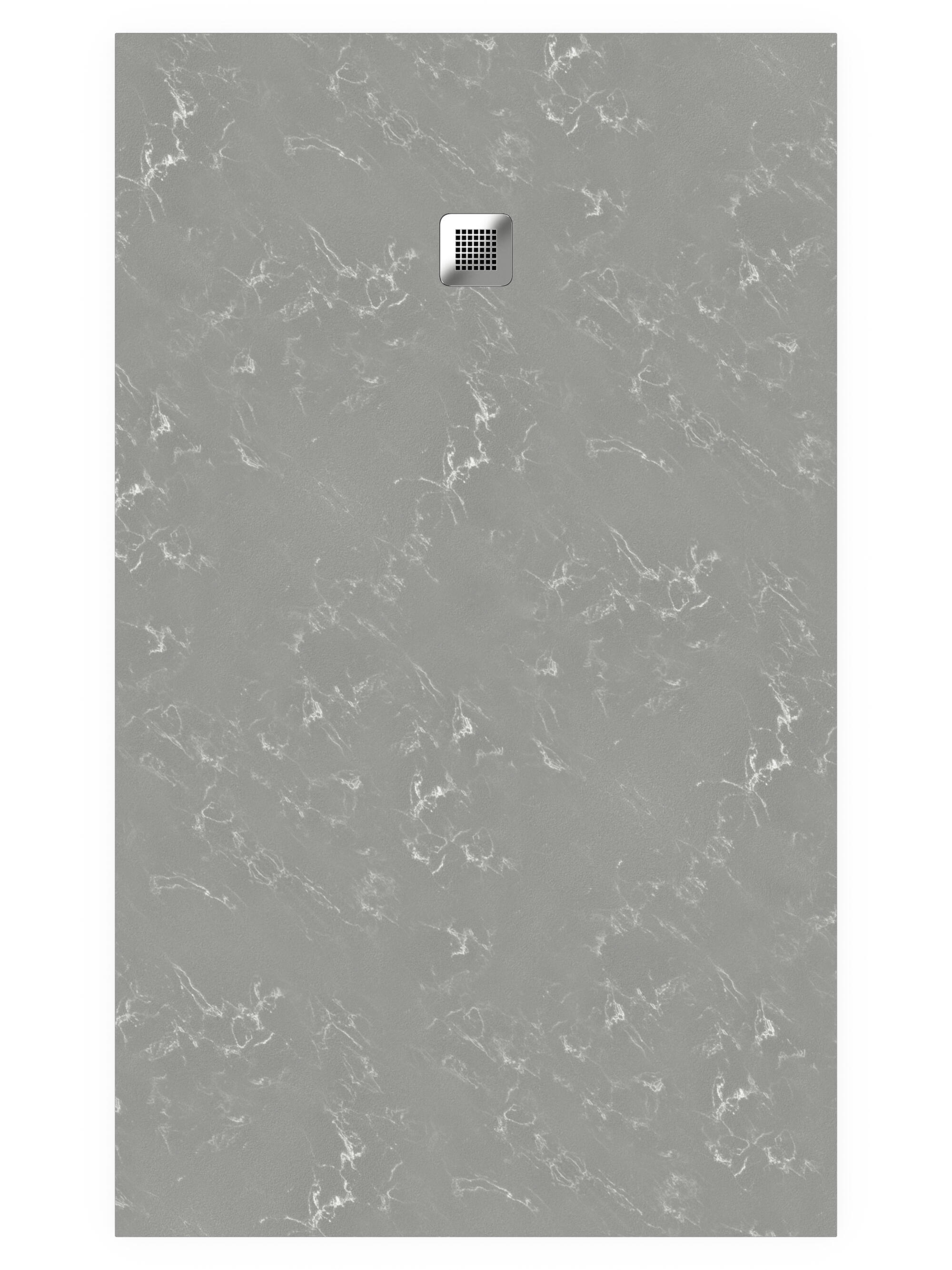 Plato de ducha kioto 100x80 cm gris piedra