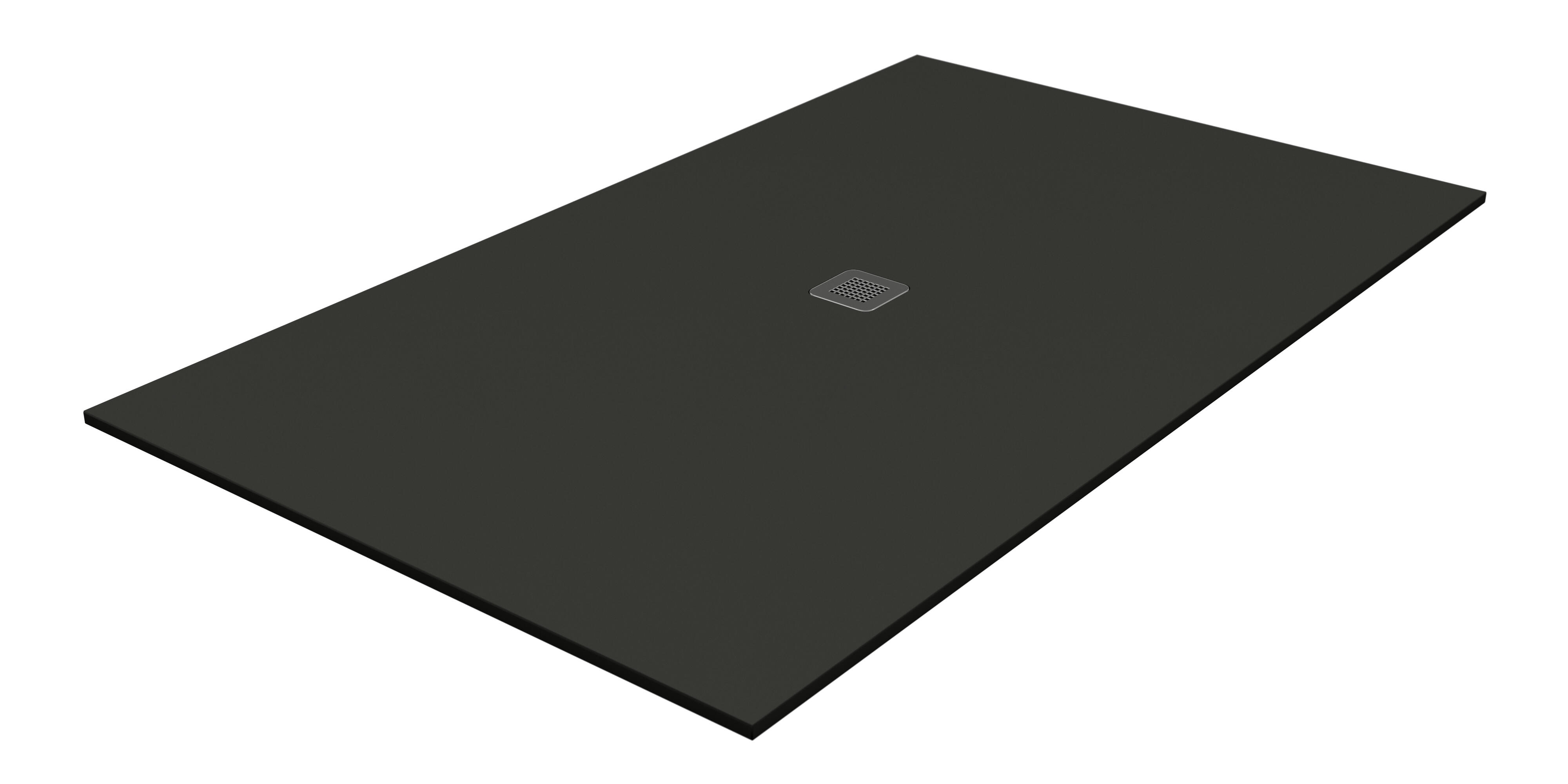 Plato de ducha kioto 160x80 cm negro