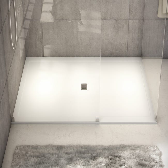 Plato de ducha Serie Osaka 100x80 cm blanco