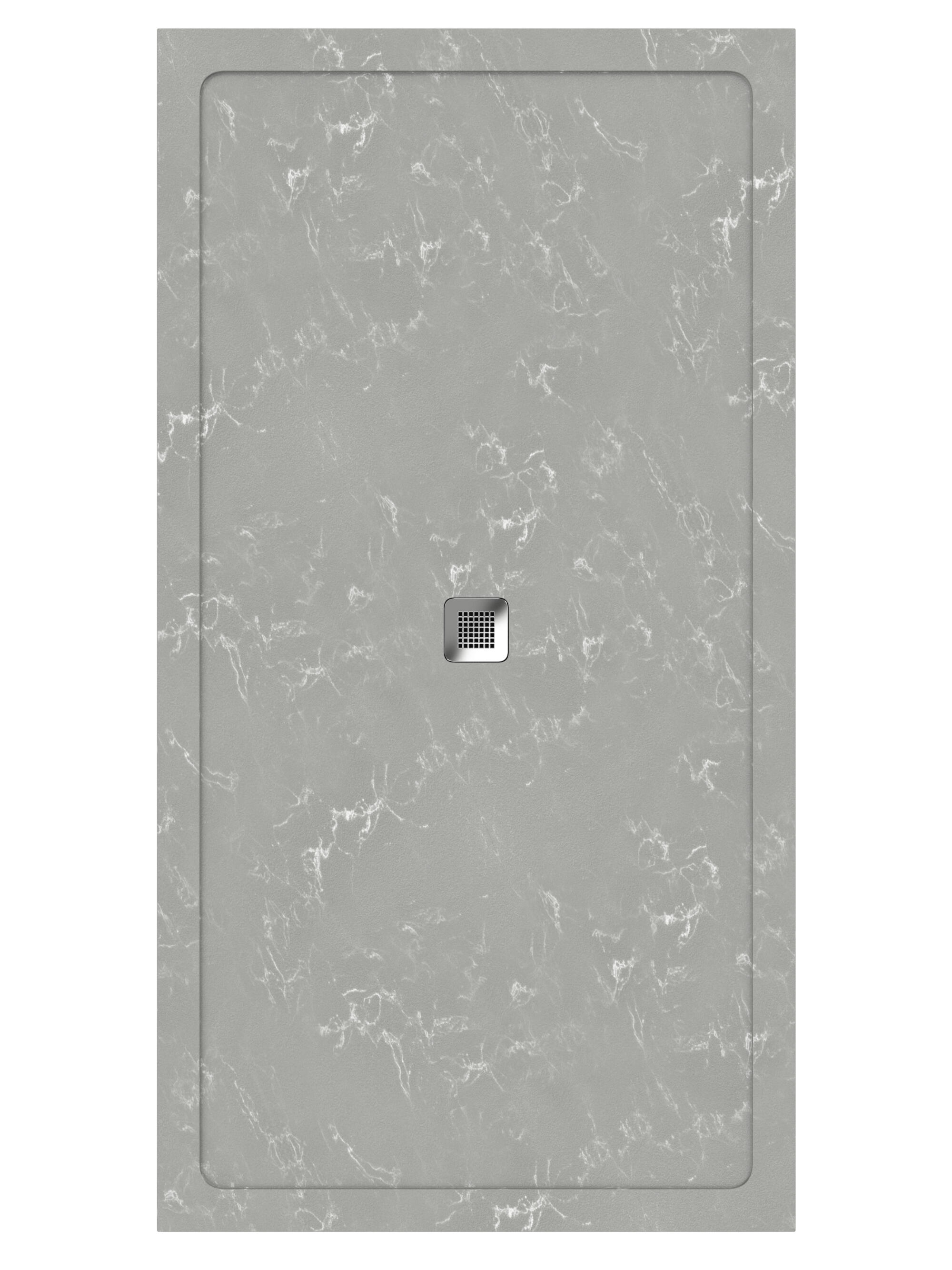 Plato de ducha osaka 120x80 cm gris piedra