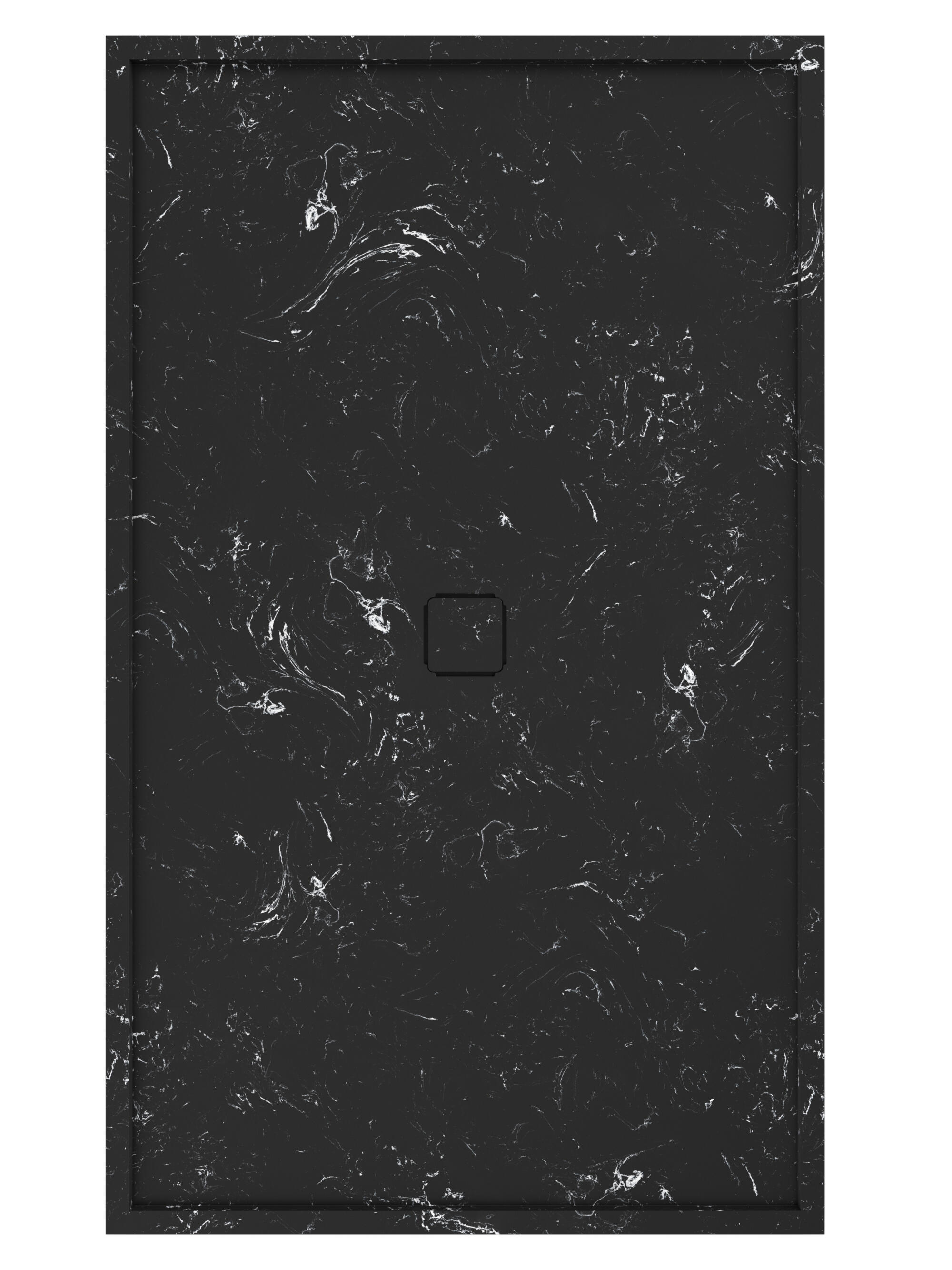 Plato de ducha edo 100x80 cm negro