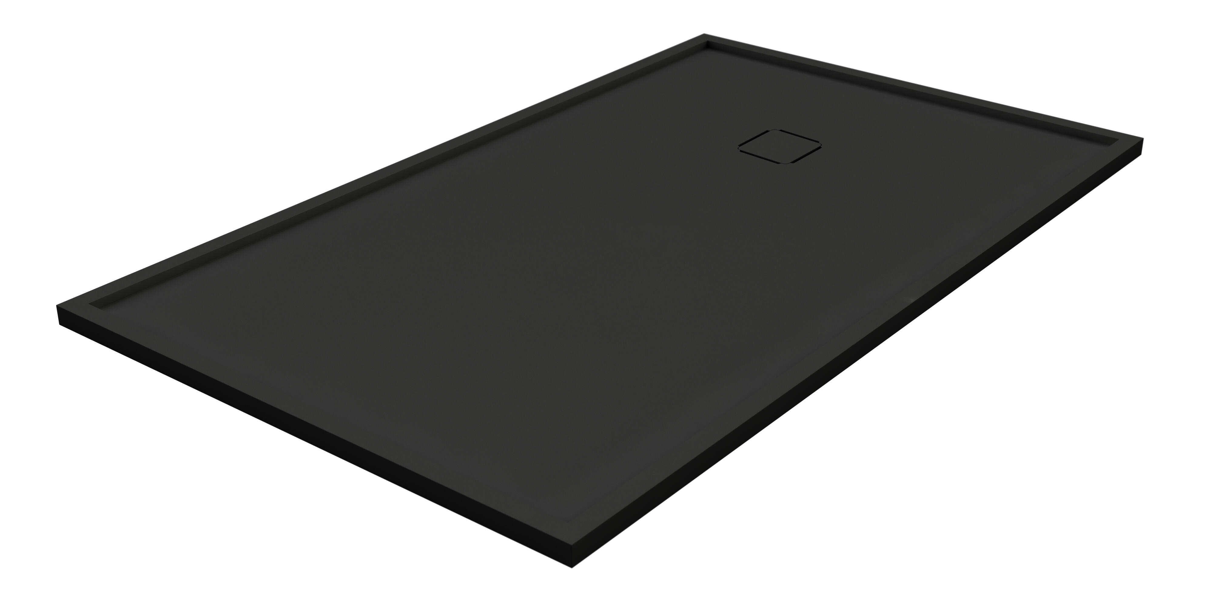 Plato de ducha edo 120x80 cm negro