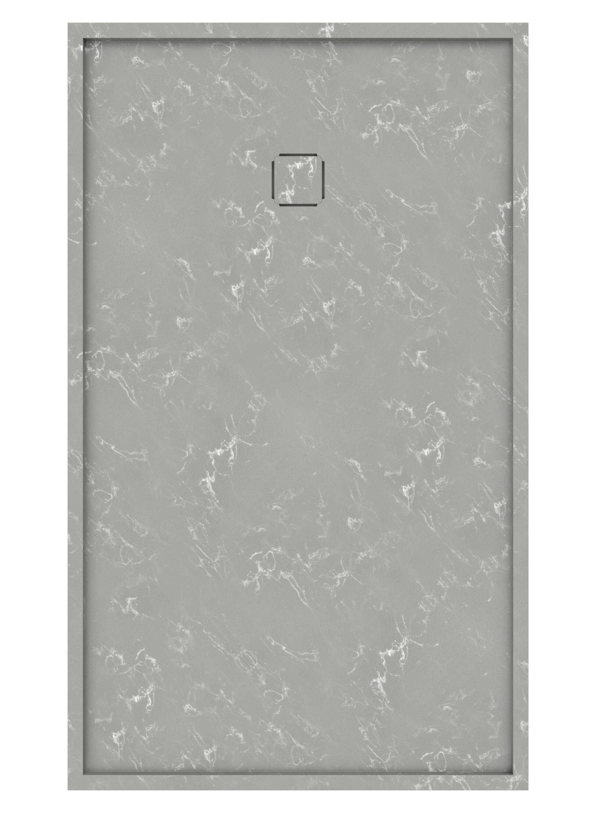 Plato de ducha edo 160x70 cm gris piedra