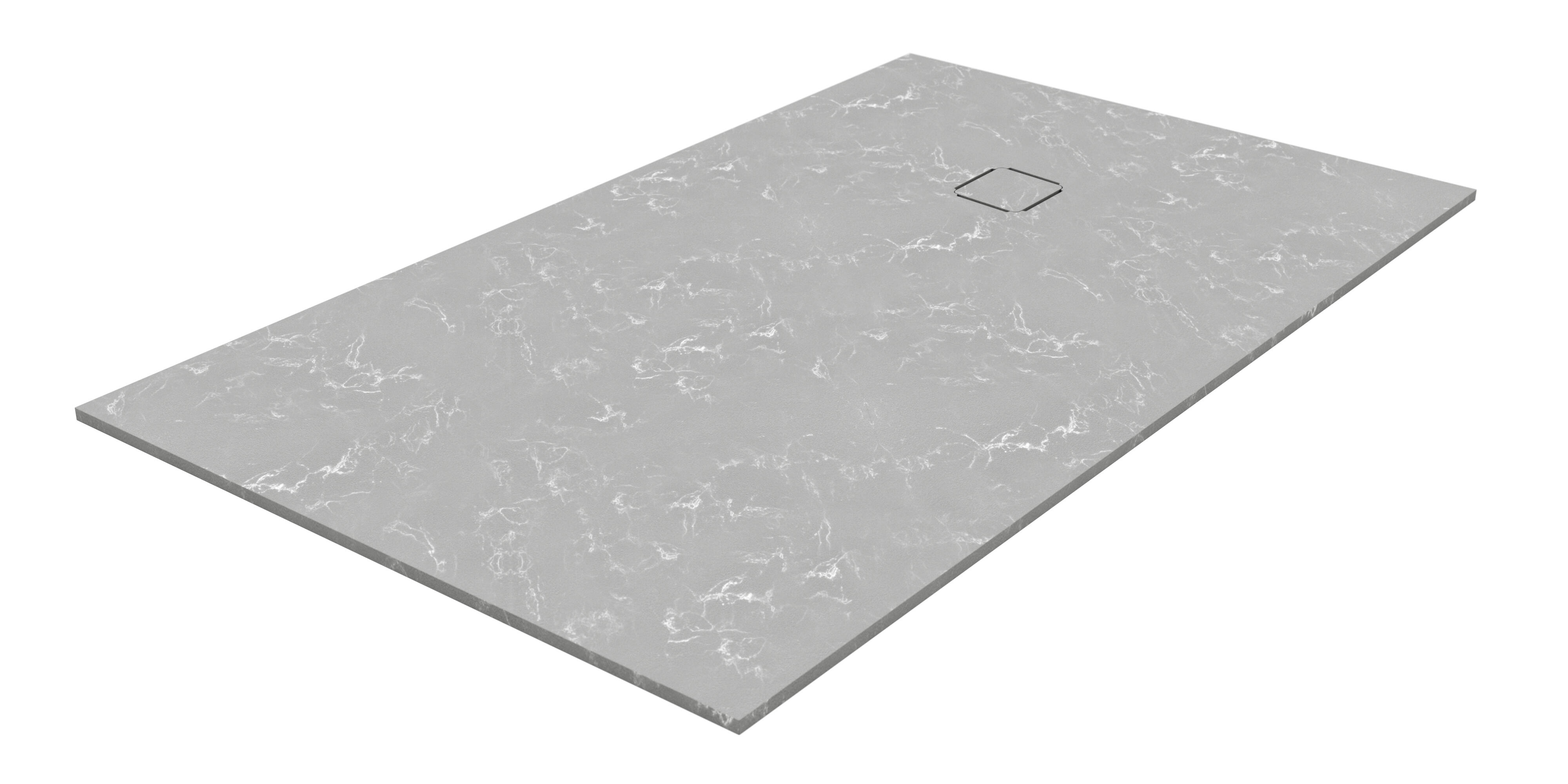 Plato de ducha kue 100x80 cm gris piedra