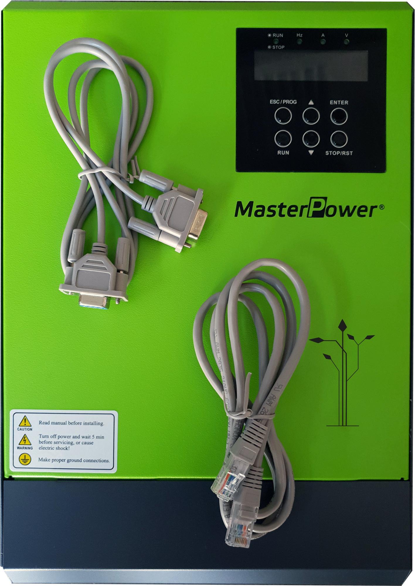 Variador master power omega pump 2,2kw bombeo solar directo monofásico