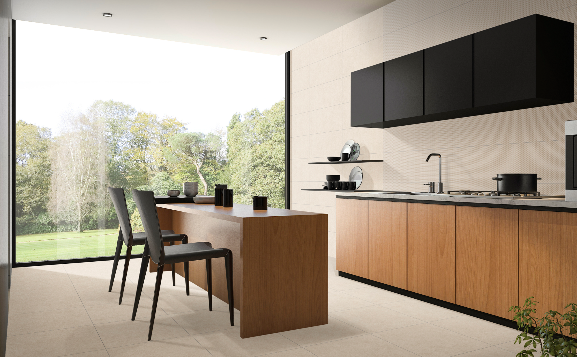 Suelo porcelánico serena efecto piedra gris 60x60 cm c1 artens de la marca ARTENS