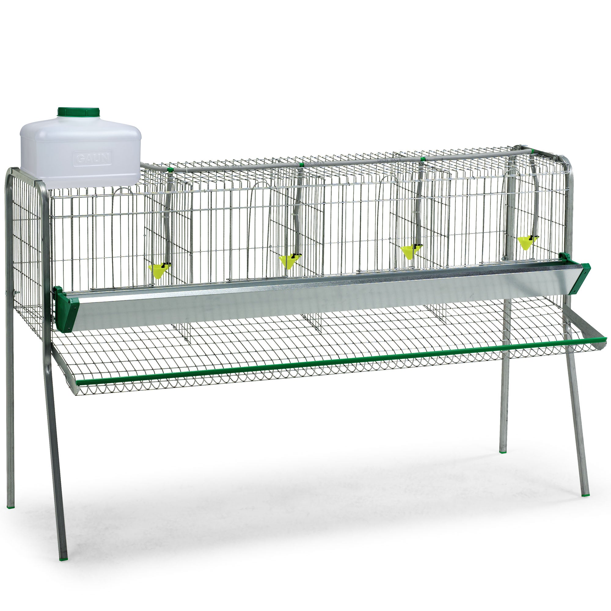 Batería jaulas para gallinas 4 dep gaun 164,5x70,5x118,3h