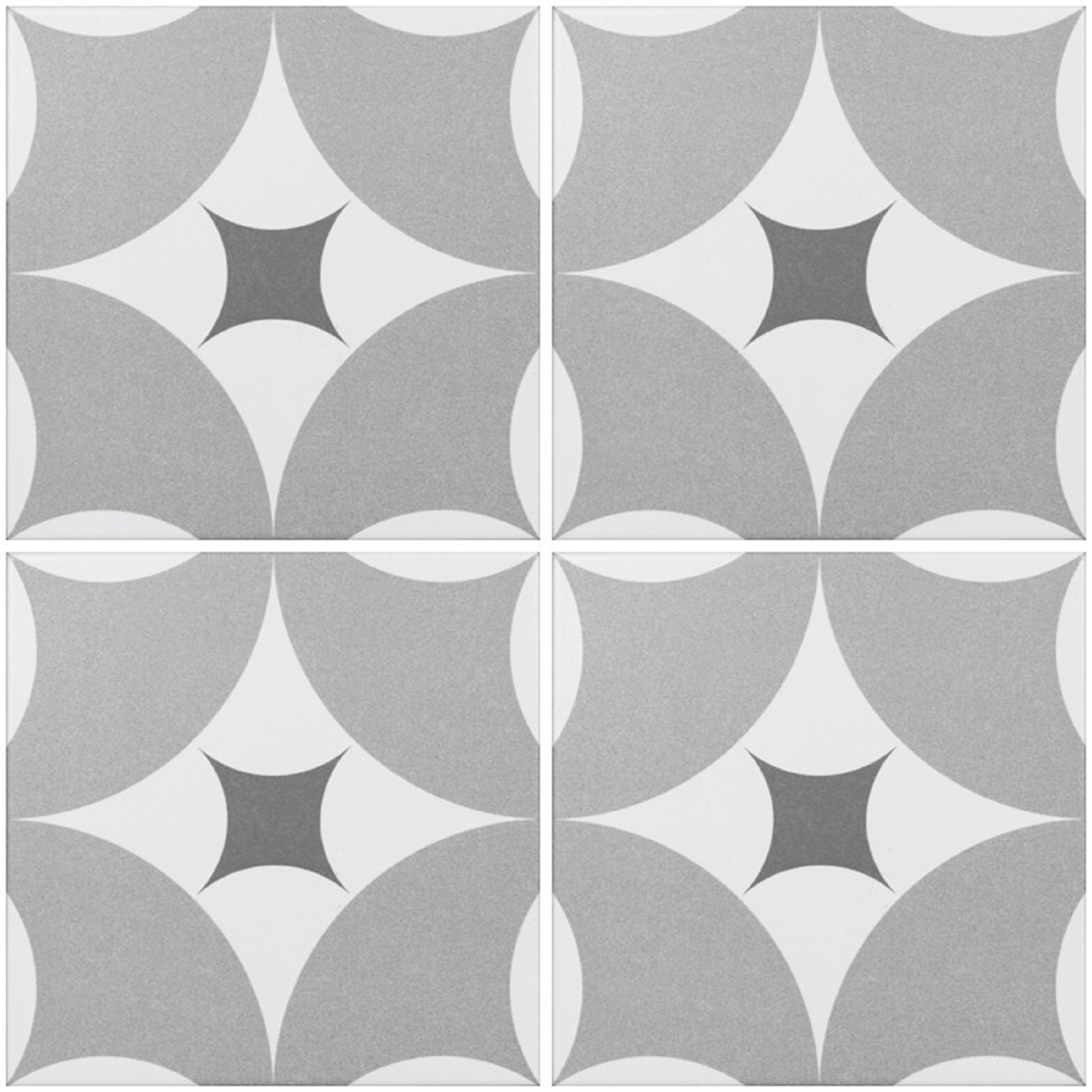 Suelo/azulejo cerámico acrópolis efecto hidráulico ágora gris 20x20 cm c2
