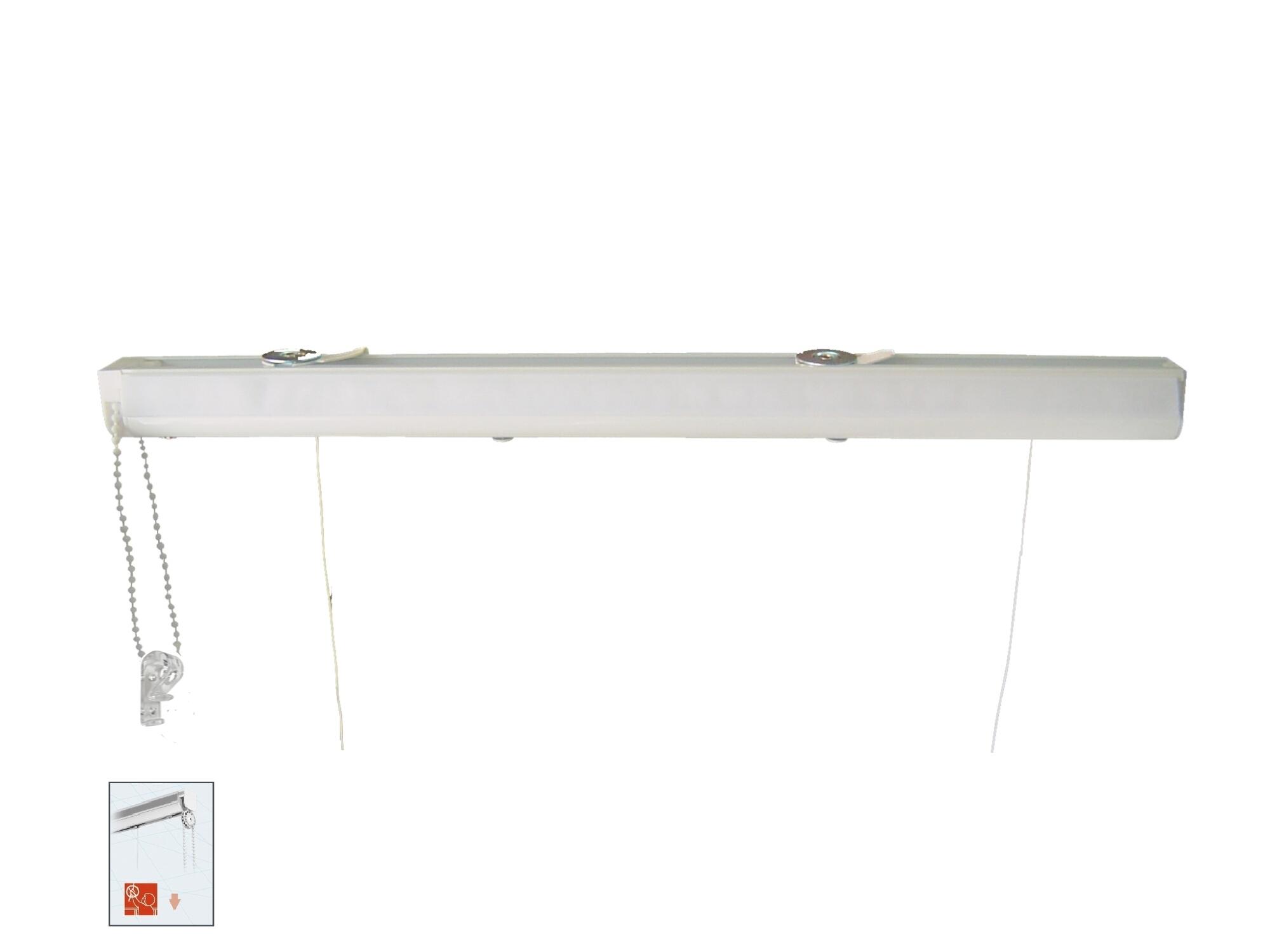 Mecanismo estor paqueto cpcto-si cadena blanco ancho 125 cm