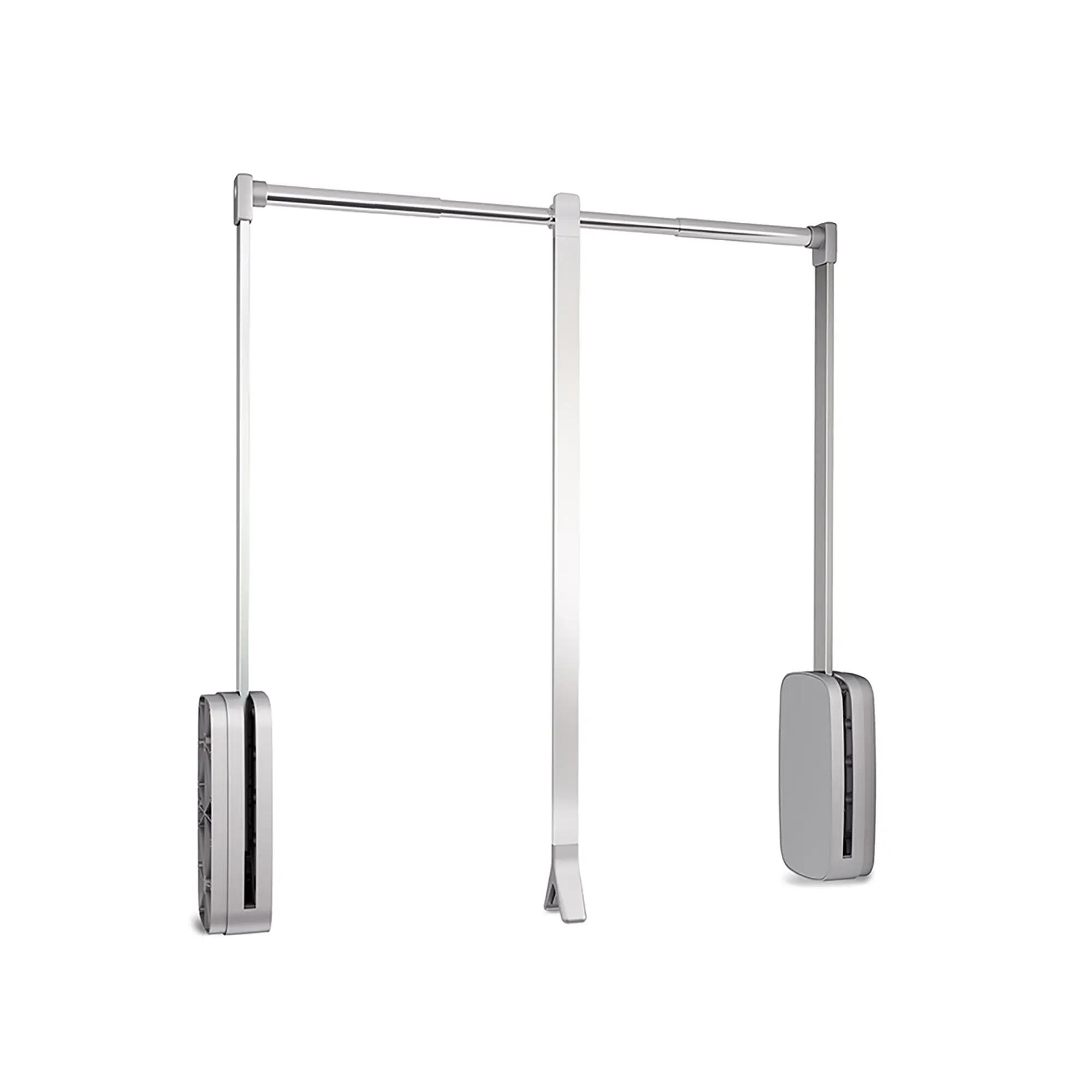 Colgador abatible sling aluminio para armario. ancho regulable 45-60cm