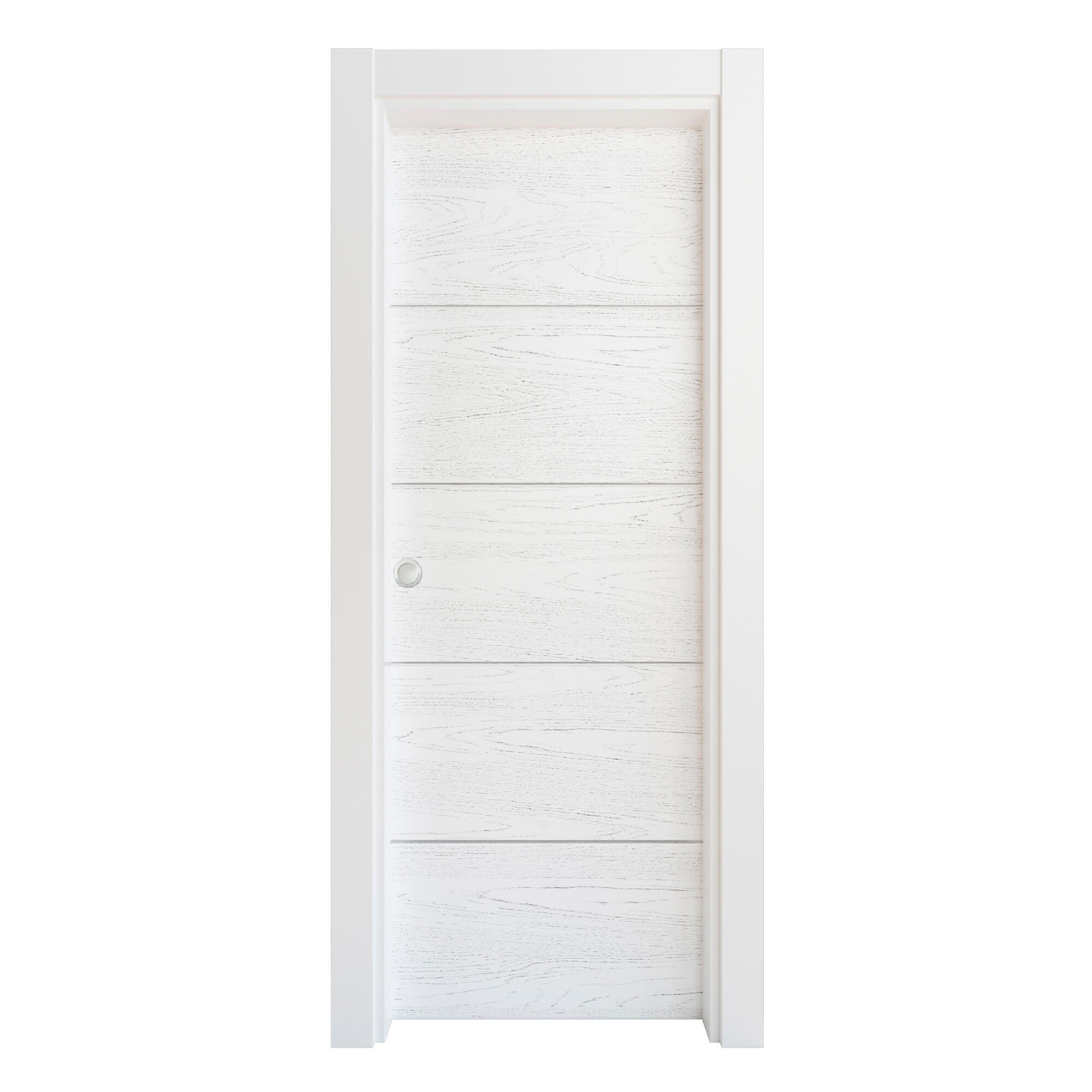Puerta corredera lucerna premium blanca 82,5 cm