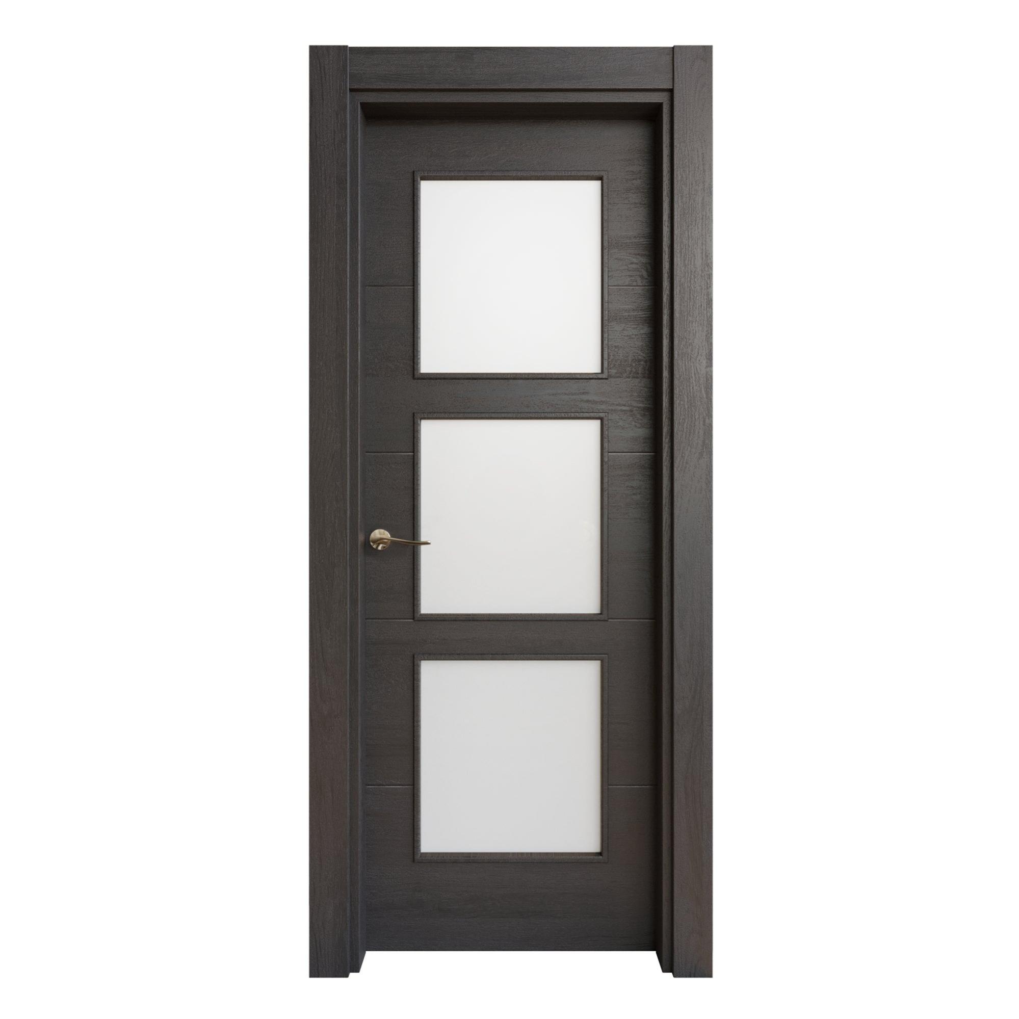 Puerta acristalada berna azabache 9x82 5 cm d de la marca CASTALLA