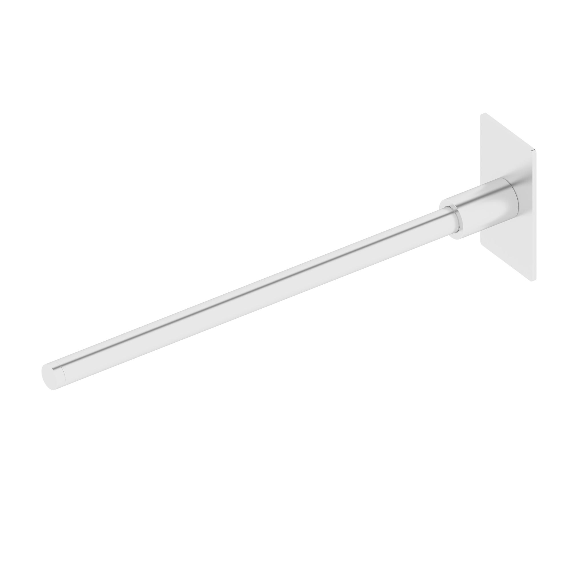 Toallero plata brillante 34.5x9.5 cm