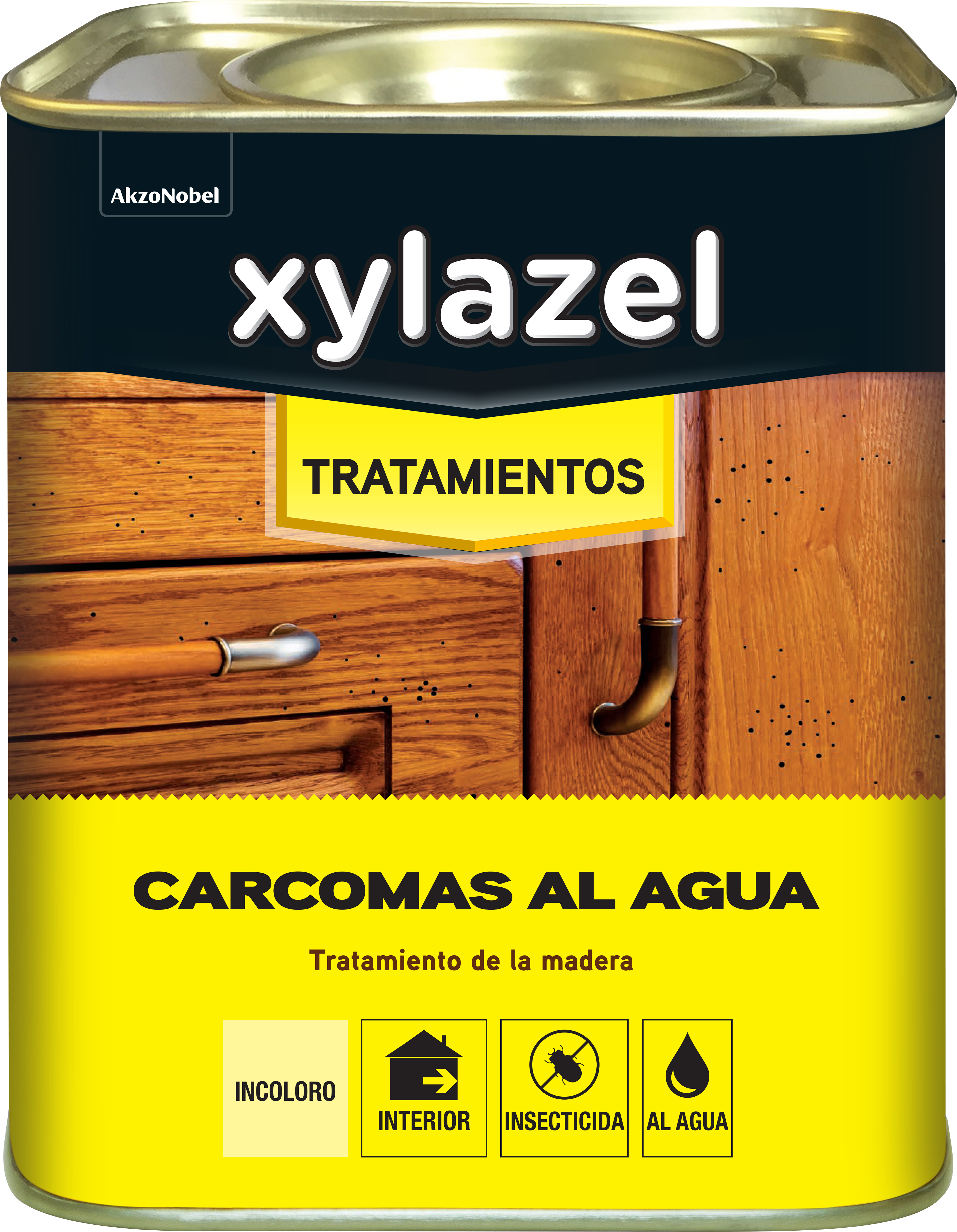 CARCOMA. 0,75L. Matacarcoma, prevención y curación contra la carcoma,  termitas y hongos de la madera. PROA.