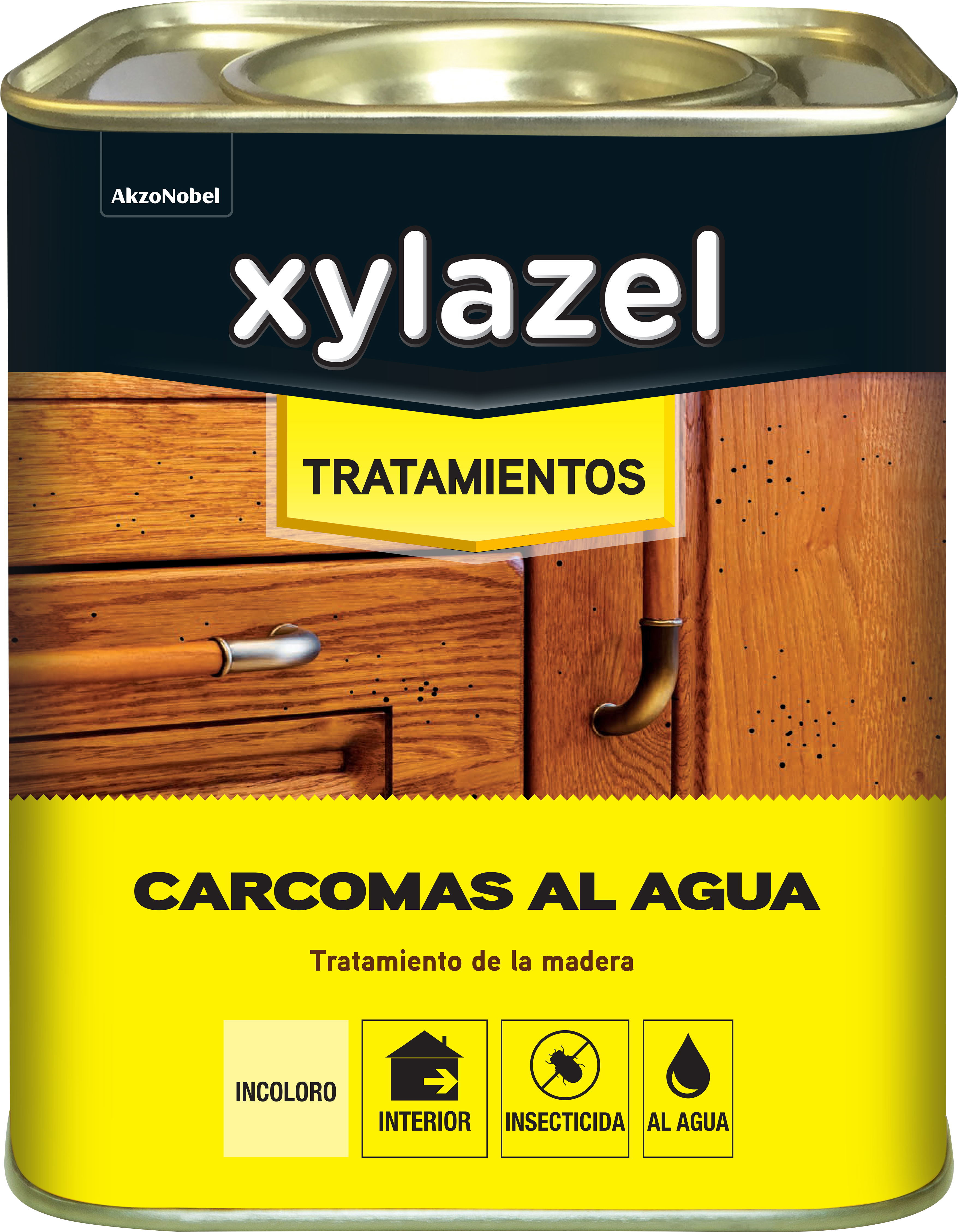 Tratamiento carcomas al agua XYLZAZEL 2.5 l