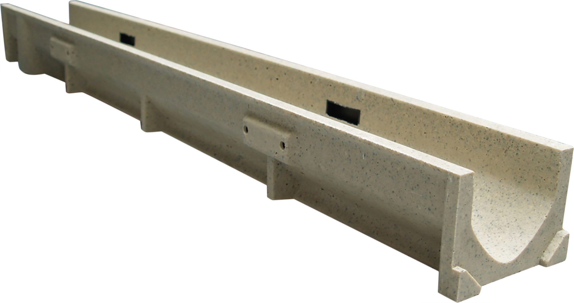 Precursor suspender carga Canaleta de desagüe hormigón polímero gris 13x10 cm | Leroy Merlin