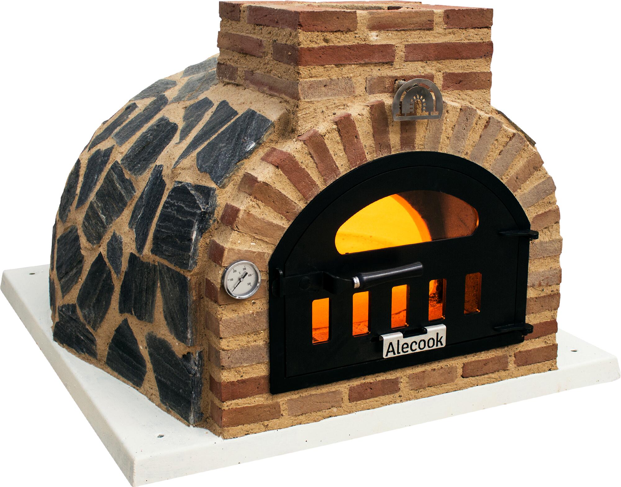 Horno exterior horno 80 cm piedra natural de para 8 personas de 104 cm ø