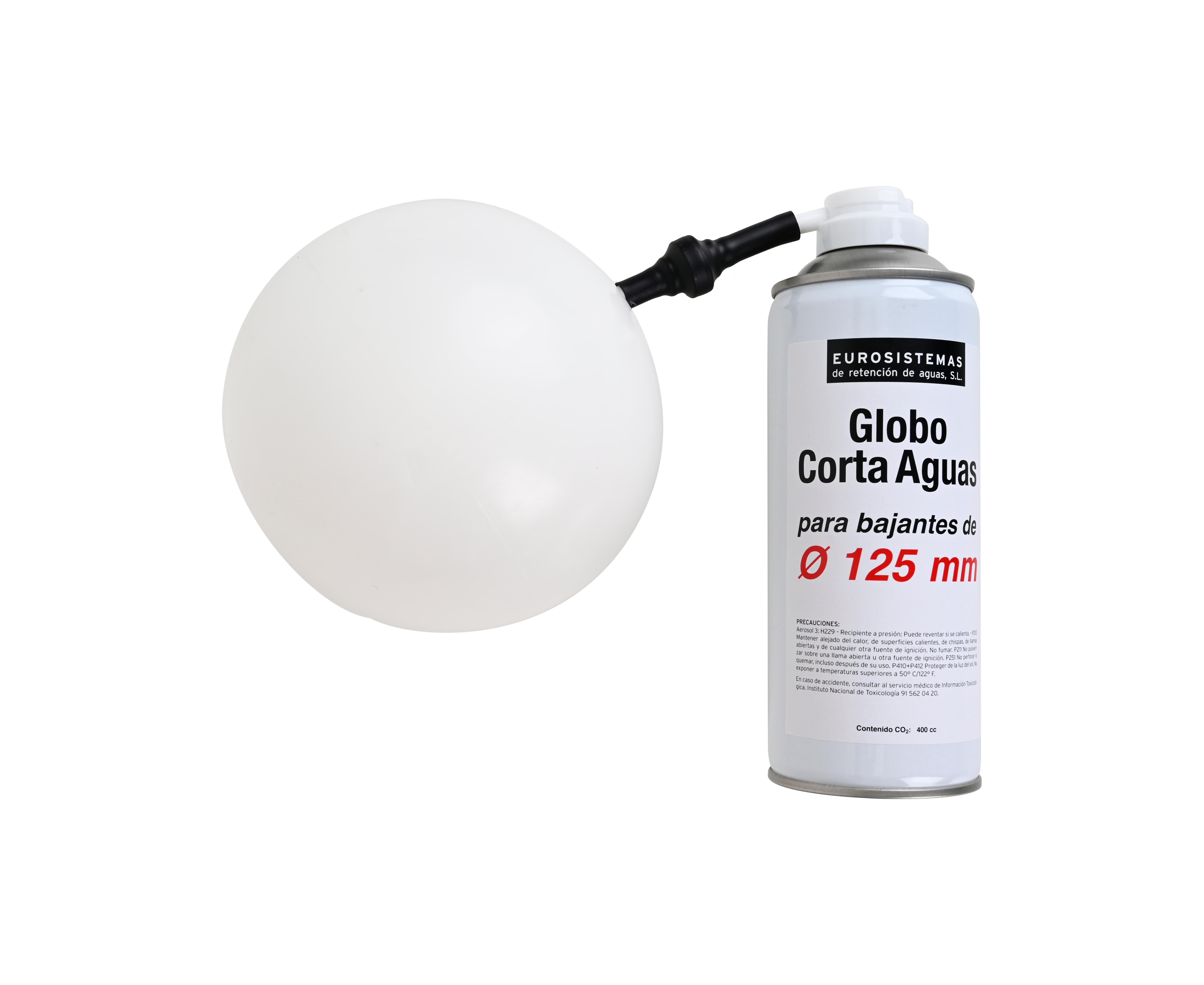 Globo corta aguas de 125 mm