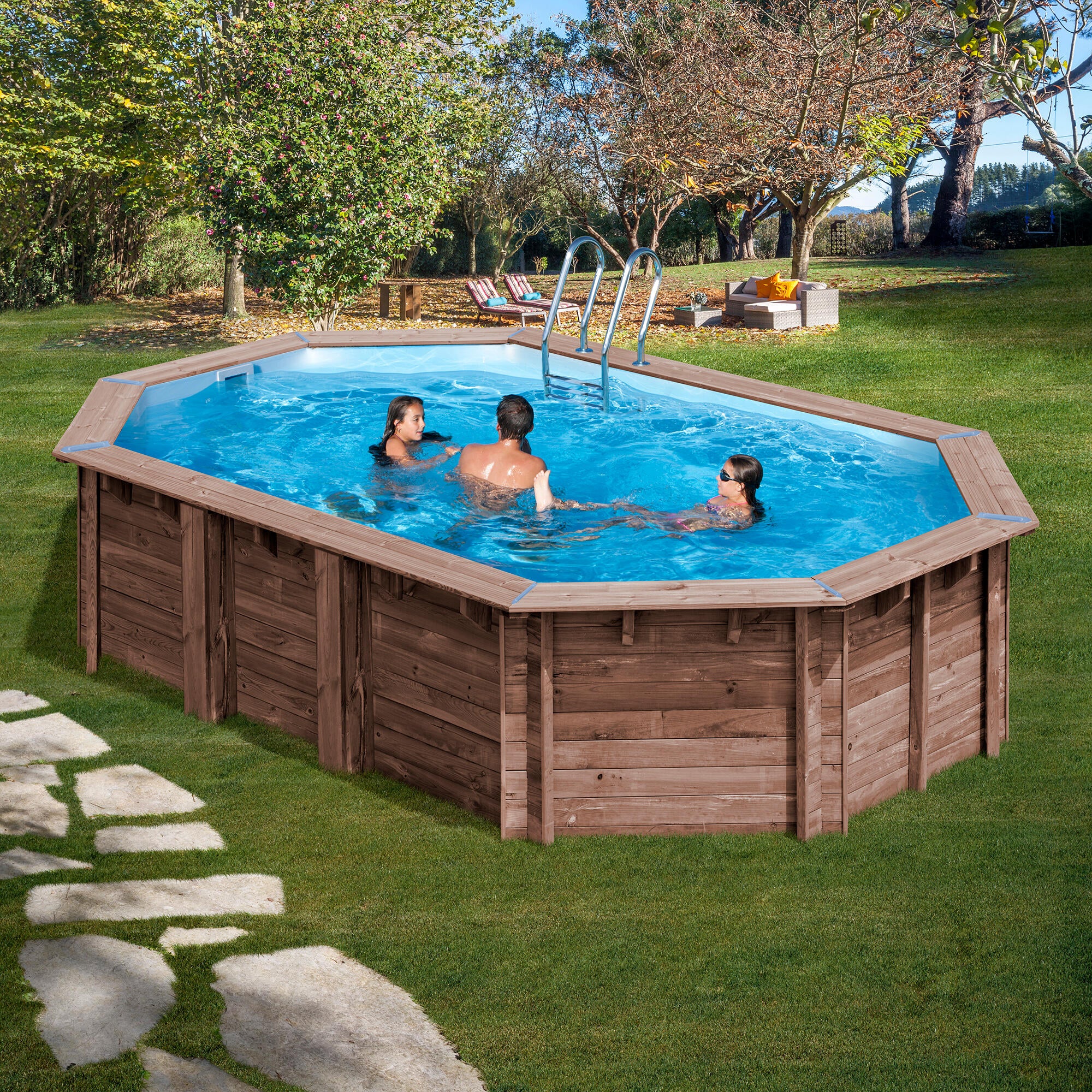 Suelo de madera para piscinas - Global Deck
