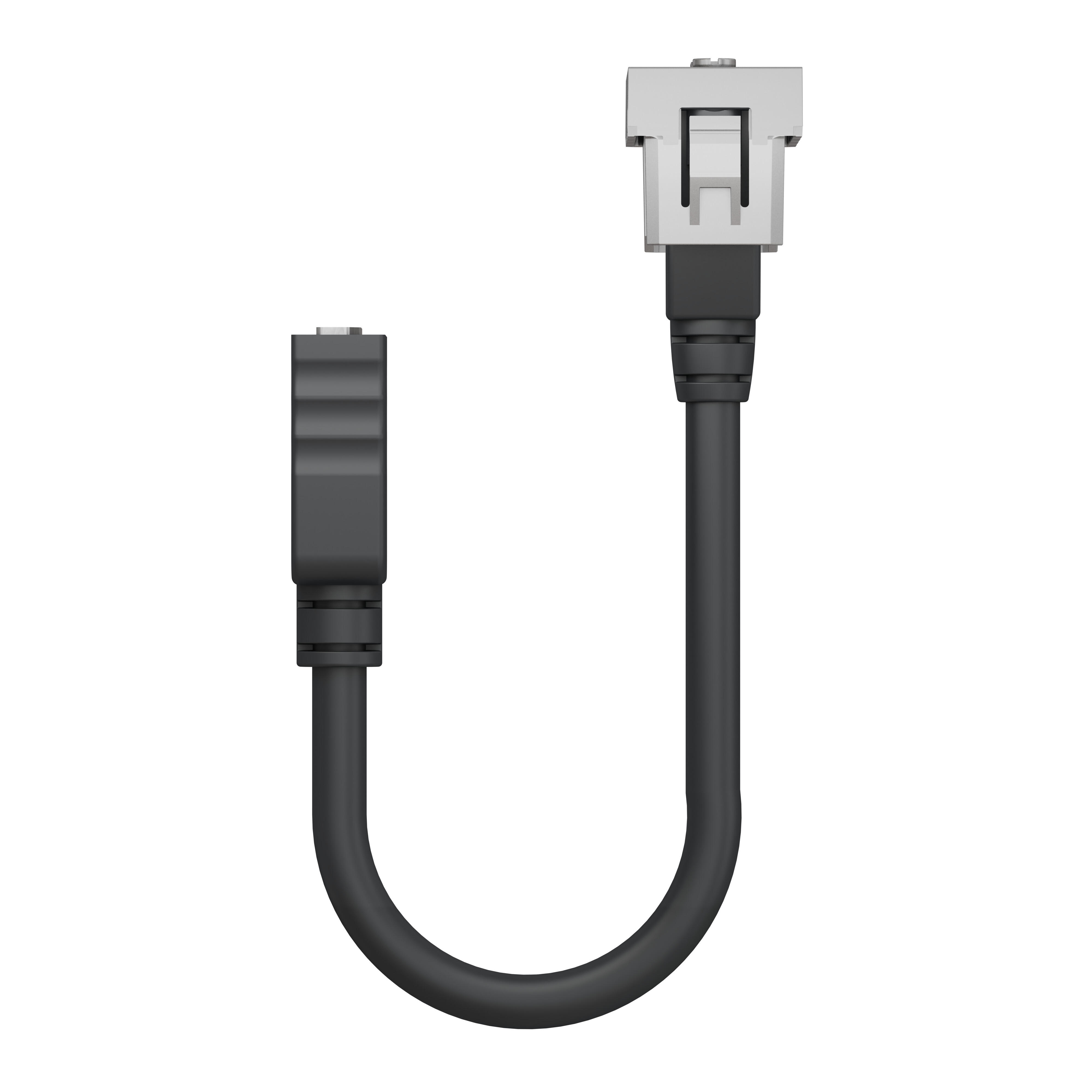 Toma hdmi schneider new unica aluminio, un módulo
