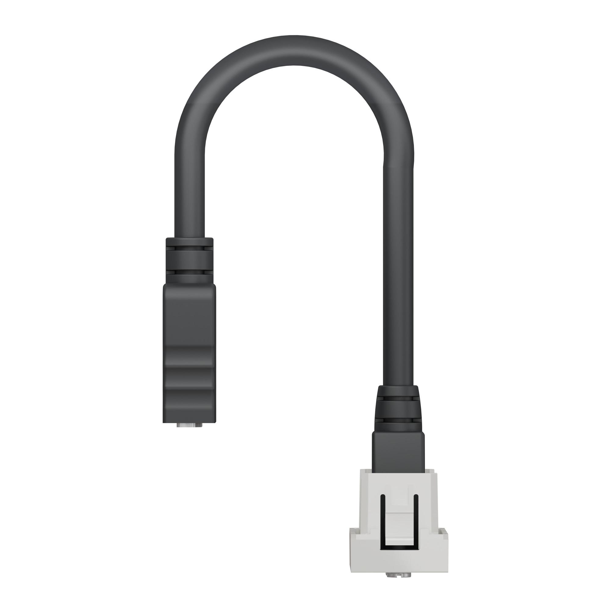 Toma hdmi schneider new unica blanco polar, un módulo