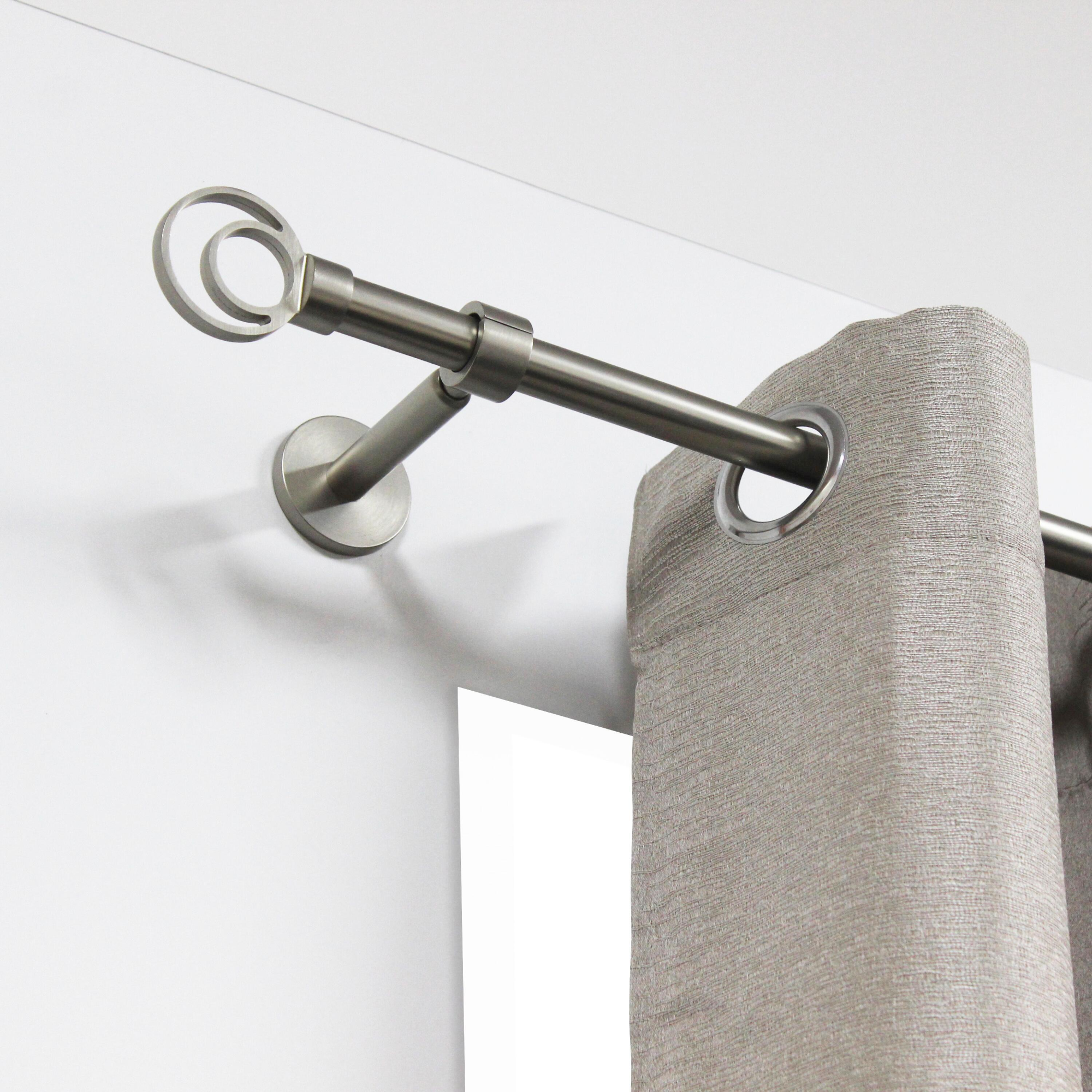 Terminales para barras de cortina Círculo cromo | Leroy Merlin