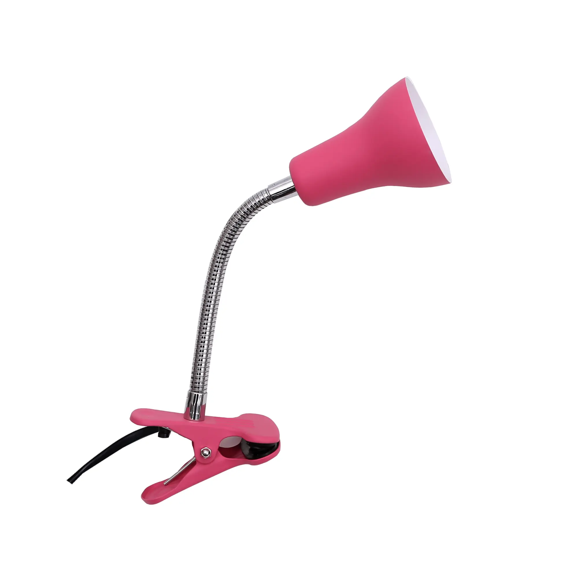 Juvi Iluminación - Flexo con pinza Dedalo rosa Fabrilamp