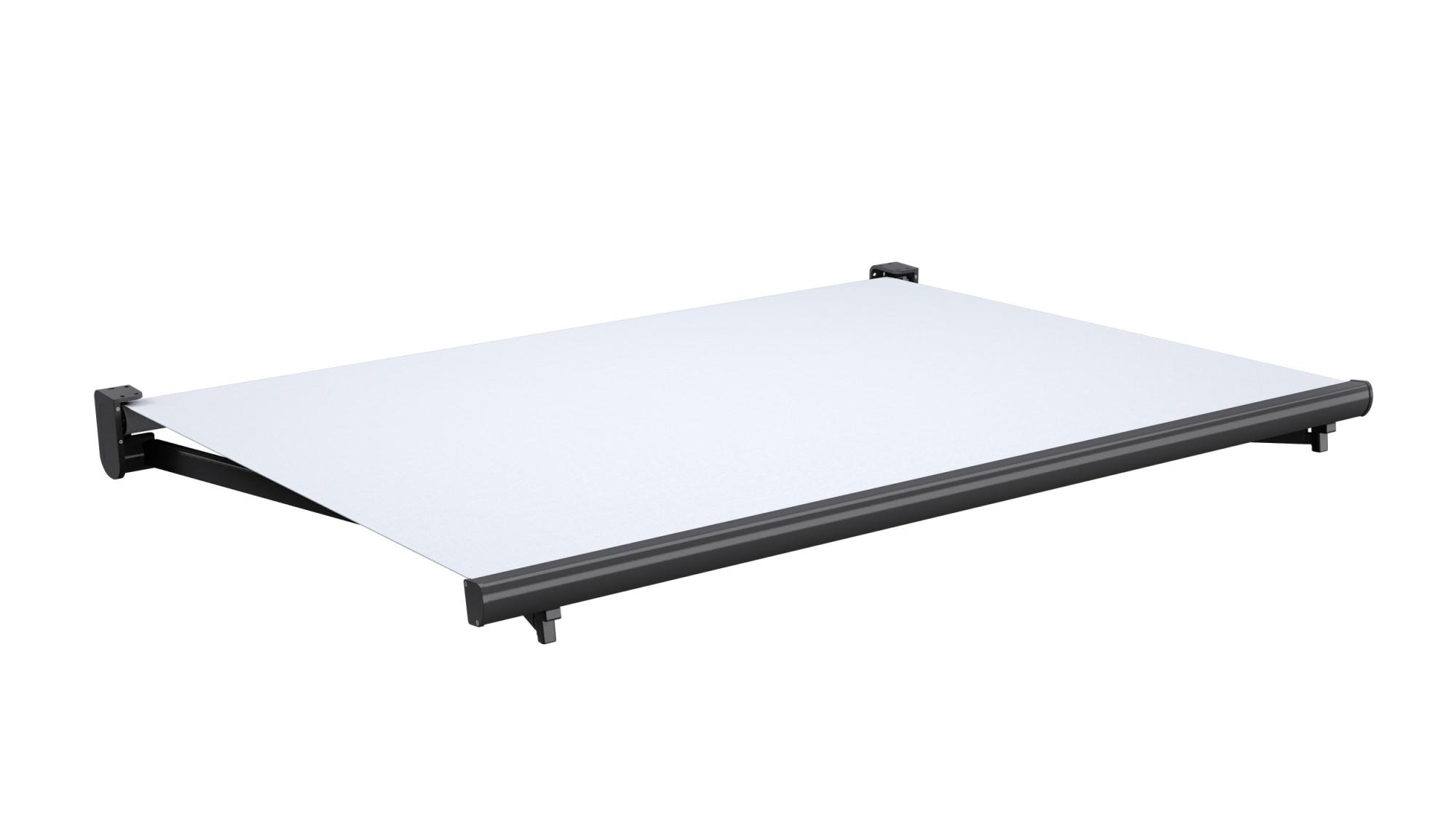 Toldo tarifa brazo extensible manual gris y tela gris de 4x3m de la marca Sin marca Toldo tarifa brazo extensible manual gris y tela gris de 4x3m de la marca Sin marca