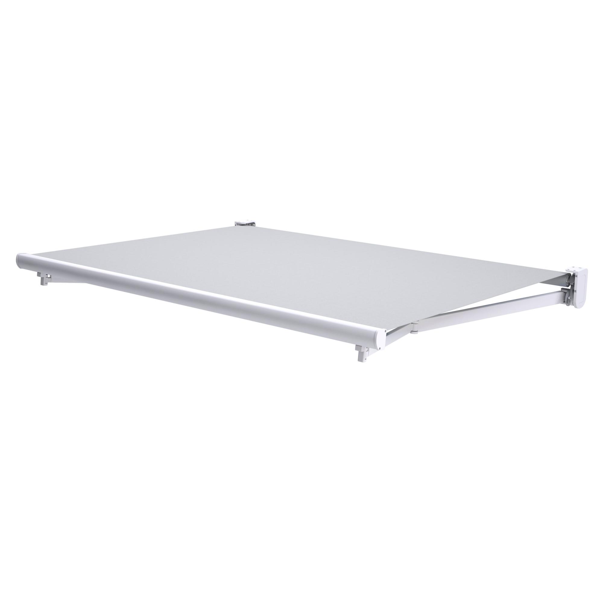 Toldo tarifa brazo extensible motorizado blanco y tela gris 6x3m de la marca Sin marca Toldo tarifa brazo extensible motorizado blanco y tela gris 6x3m de la marca Sin marca
