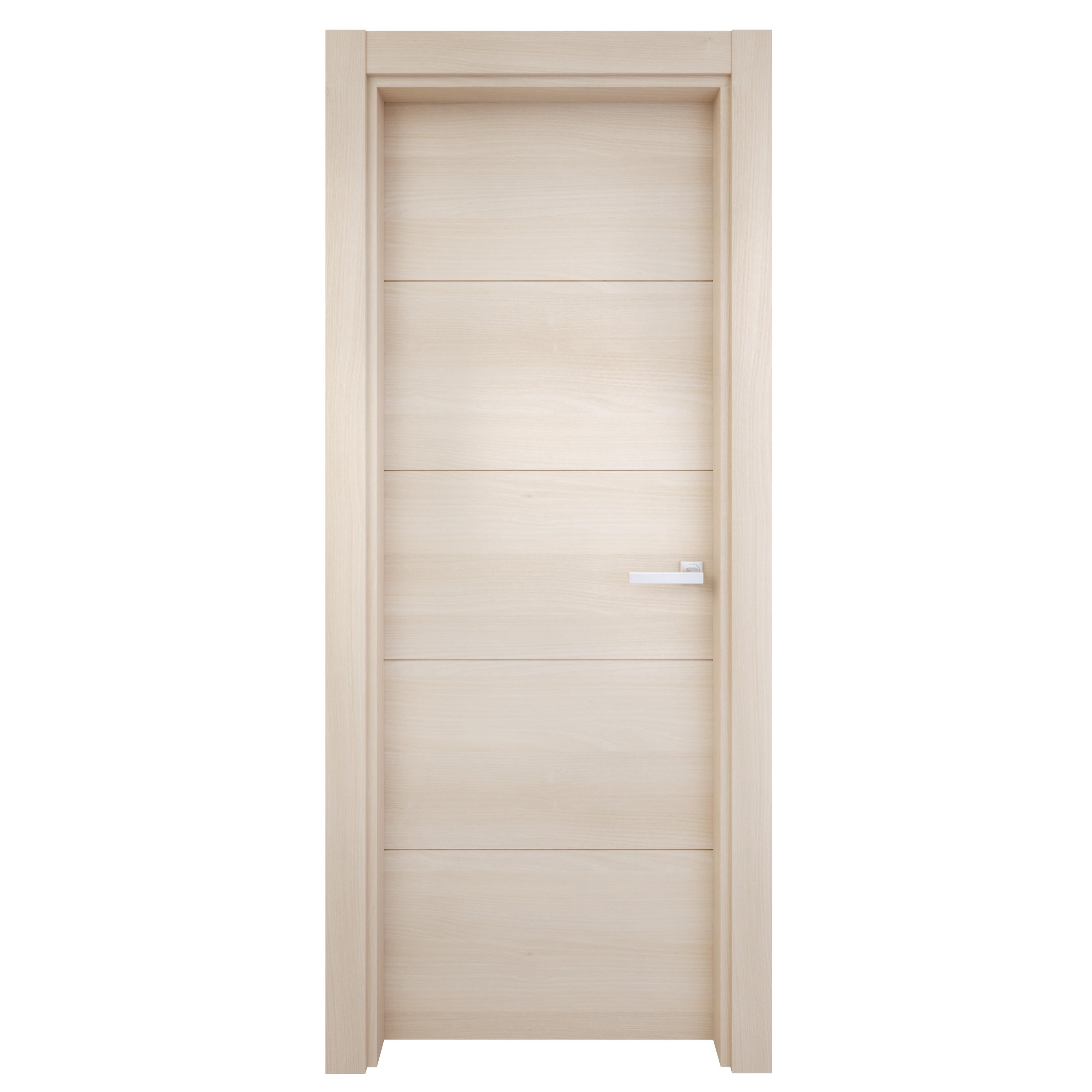 Puerta interior abatible berna acacia line apertura izquierda 13x 82.5cm