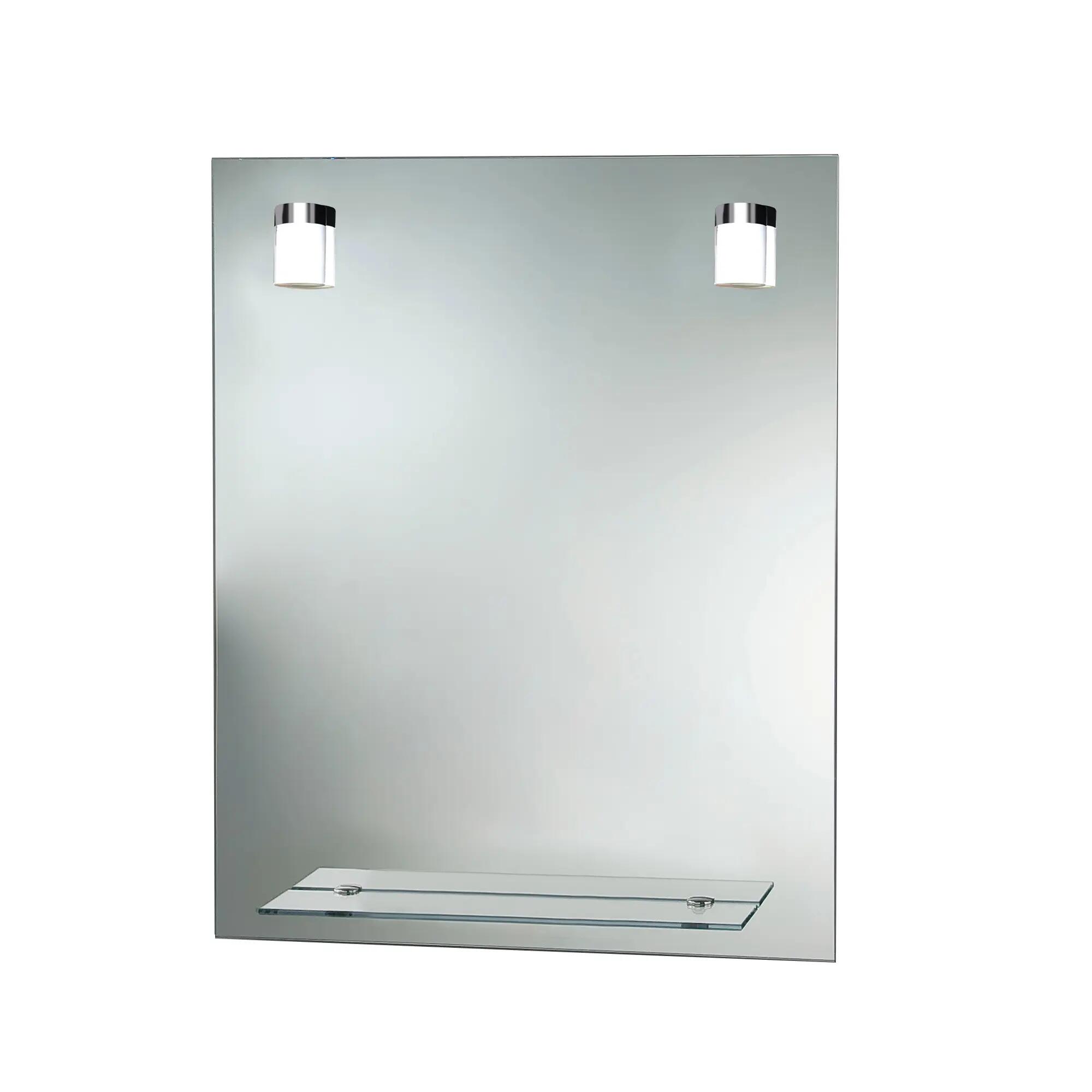 Espejo de baño con luz led milan 75x60 cm