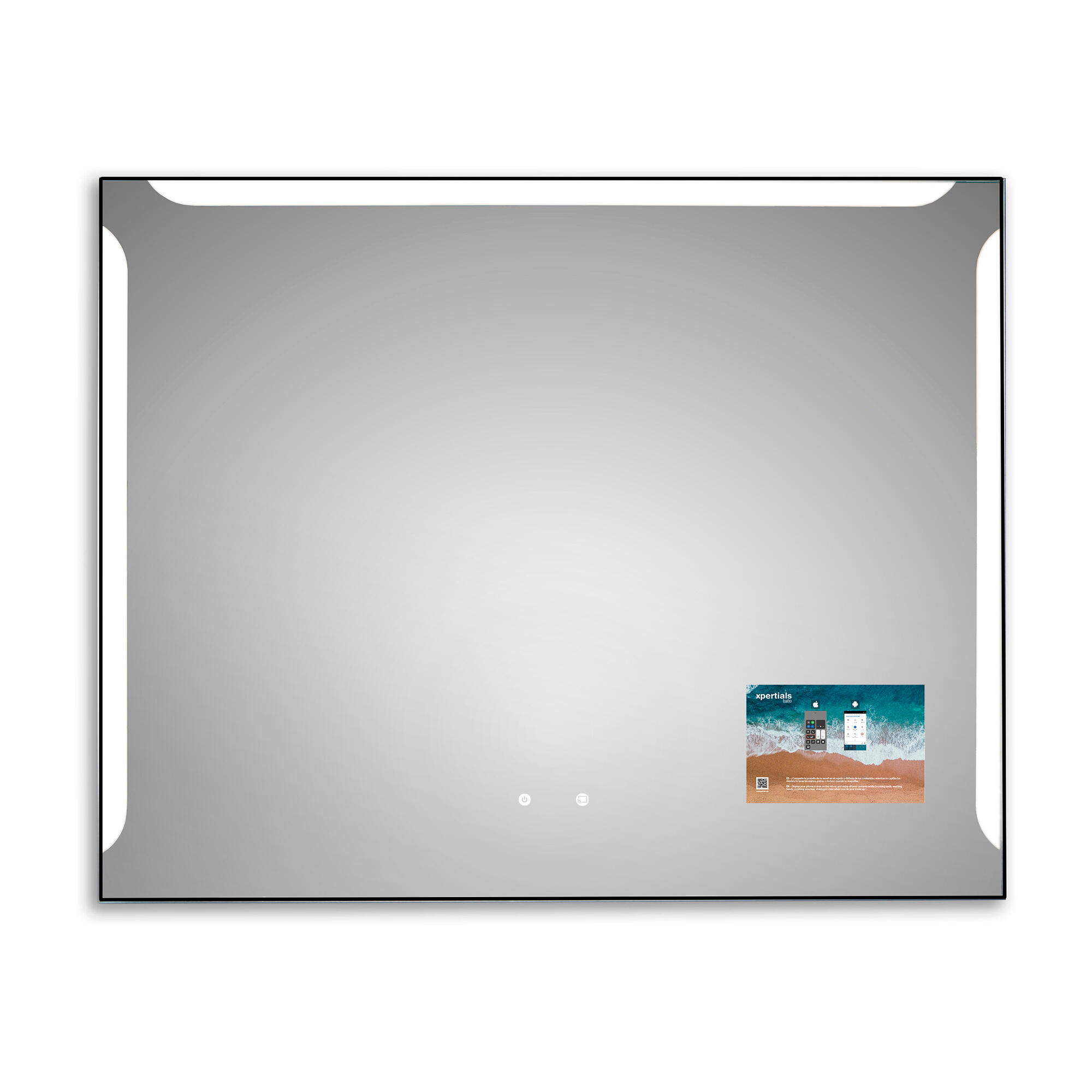 Espejo de baño con luz led alice 85x104 cm