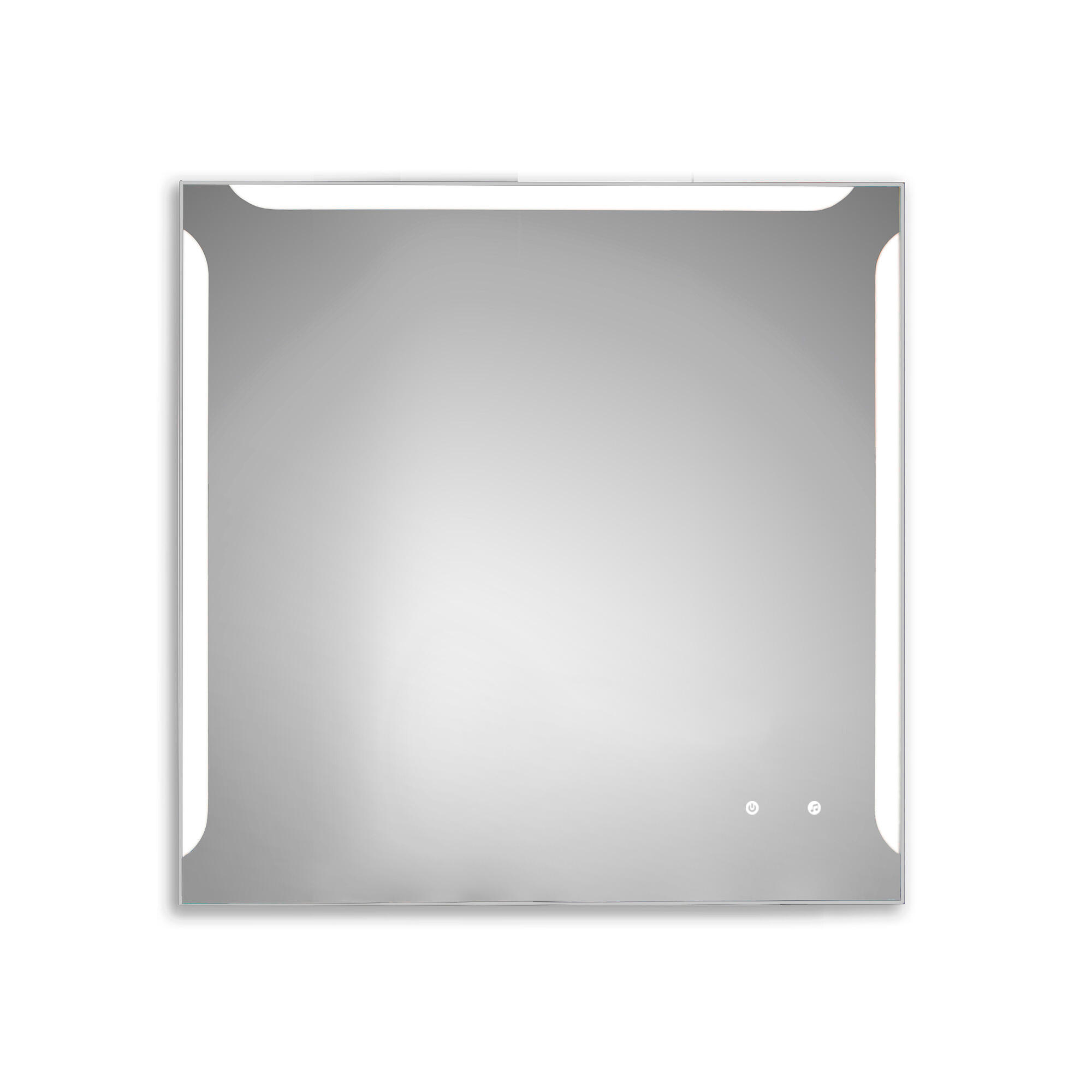 Espejo de baño con luz led alice 90x90 cm